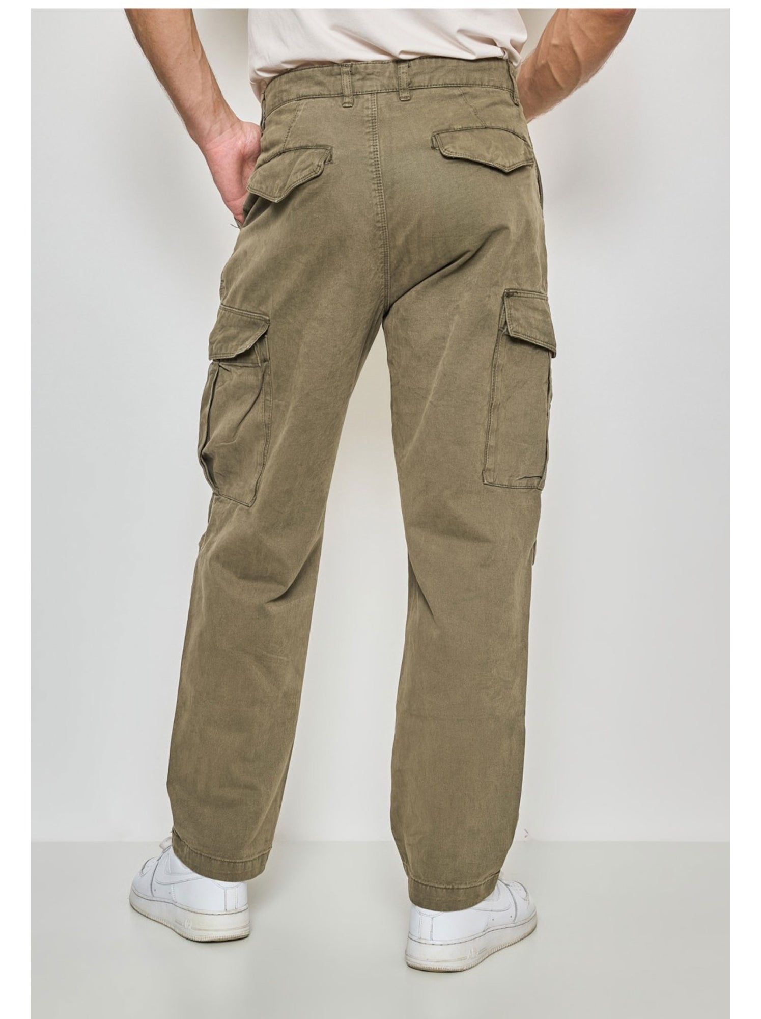 PANTALON CARGO Kebello - Vert