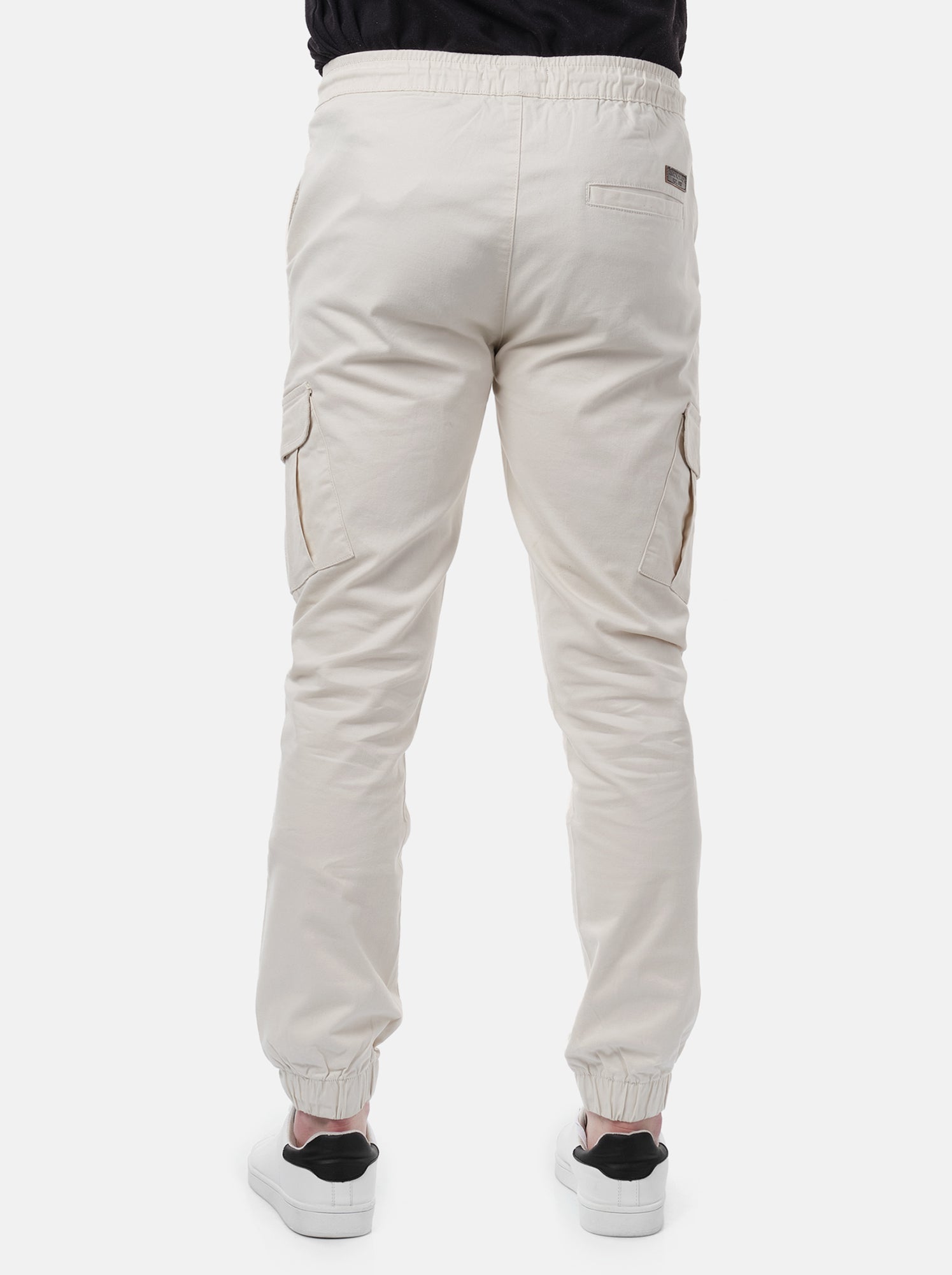 Pantalon cargo multi-poches - Ecru