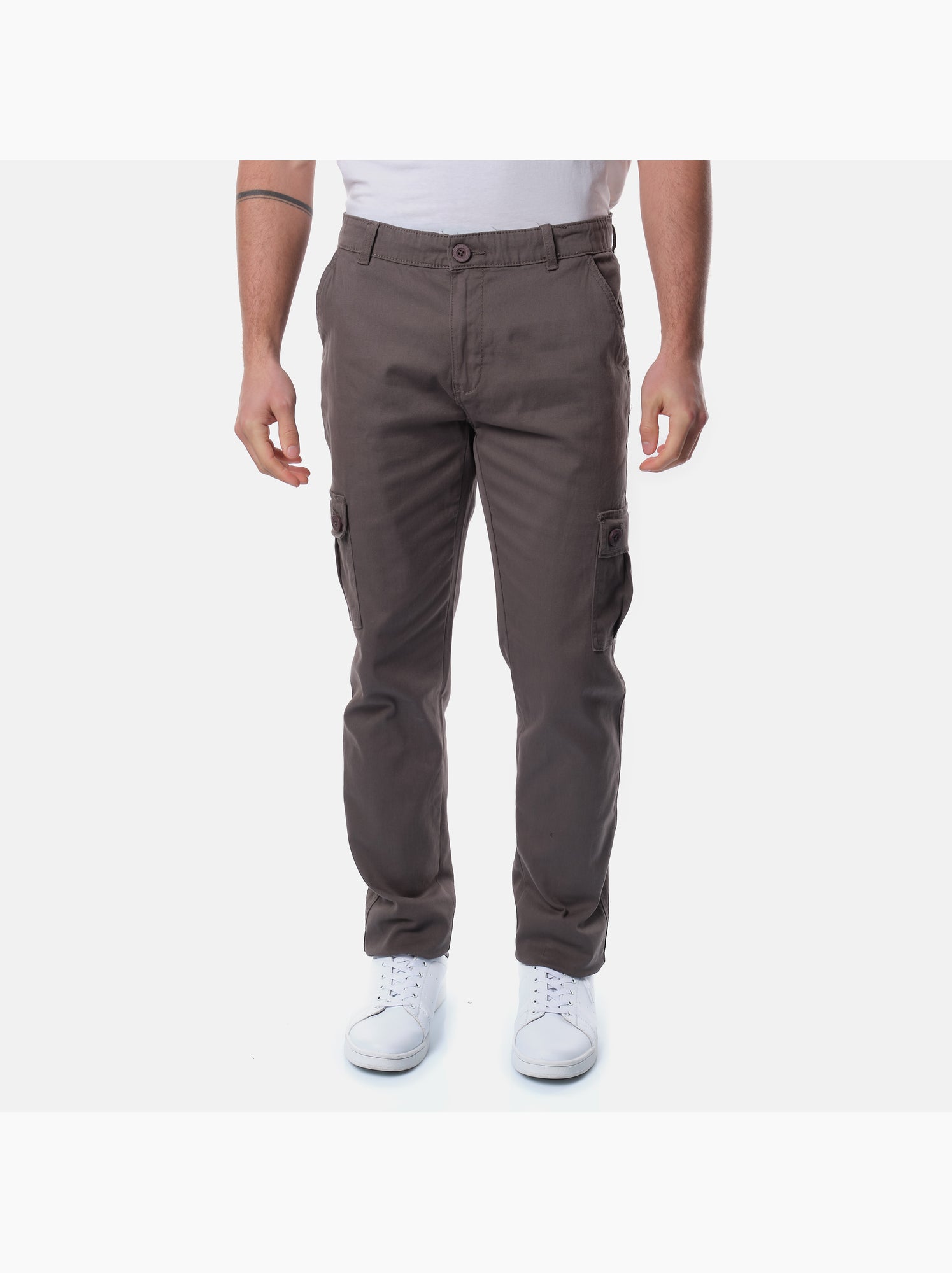 Pantalon cargo multi-poches - Gris