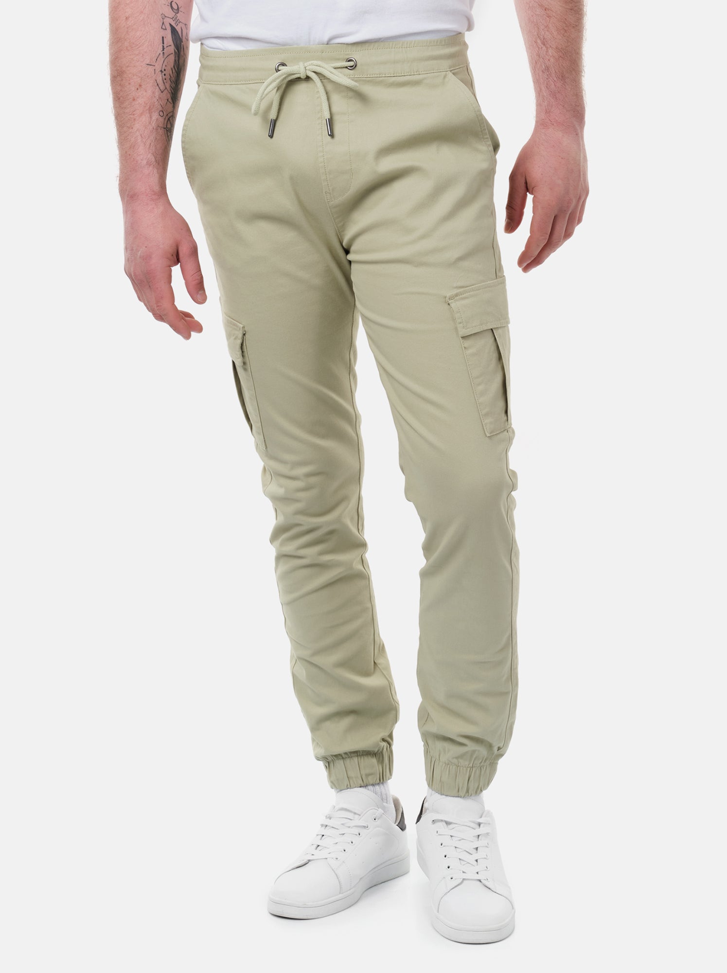 Pantalon cargo multi-poches - Kaki