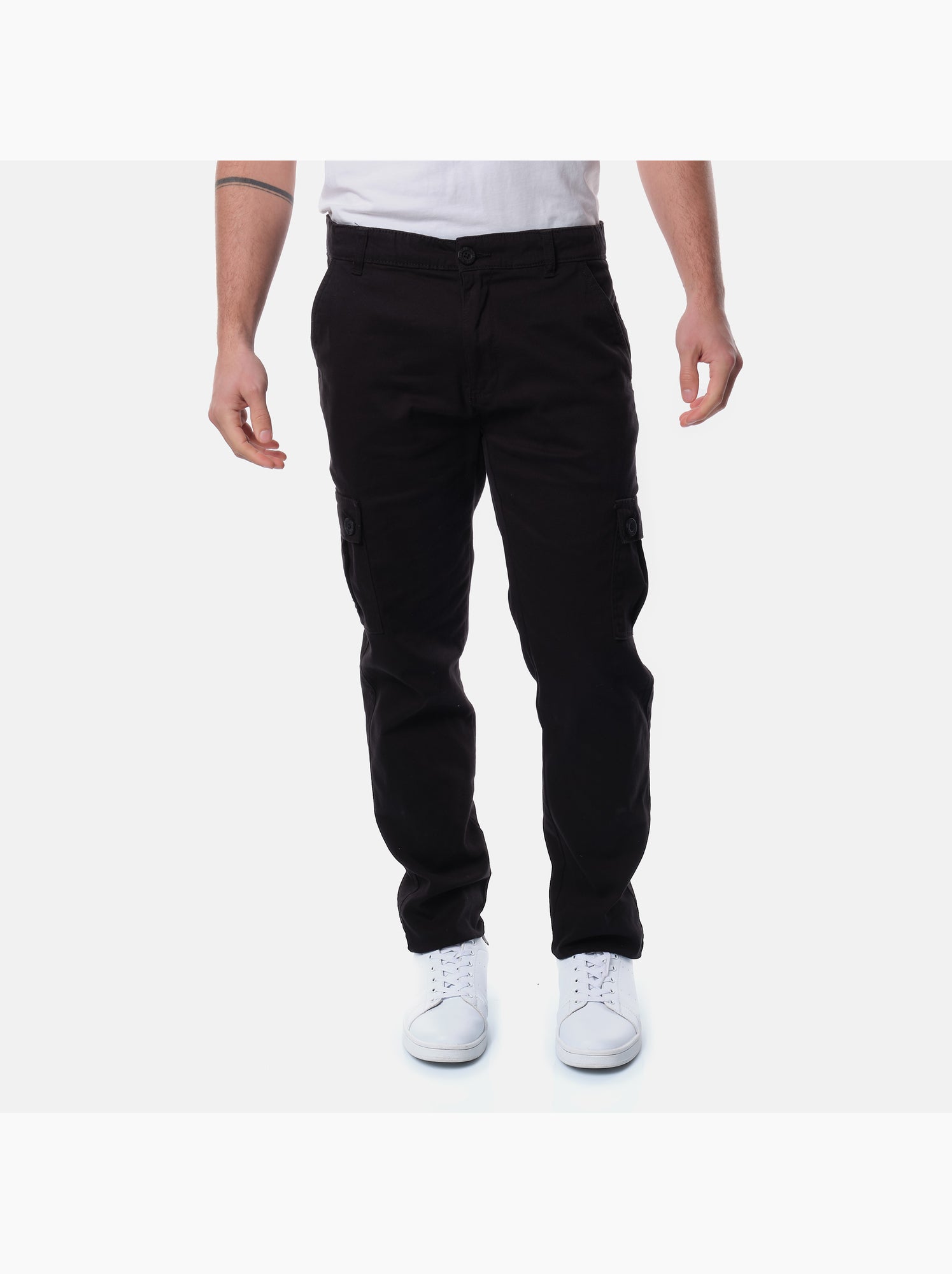 Pantalon cargo multi-poches - Noir
