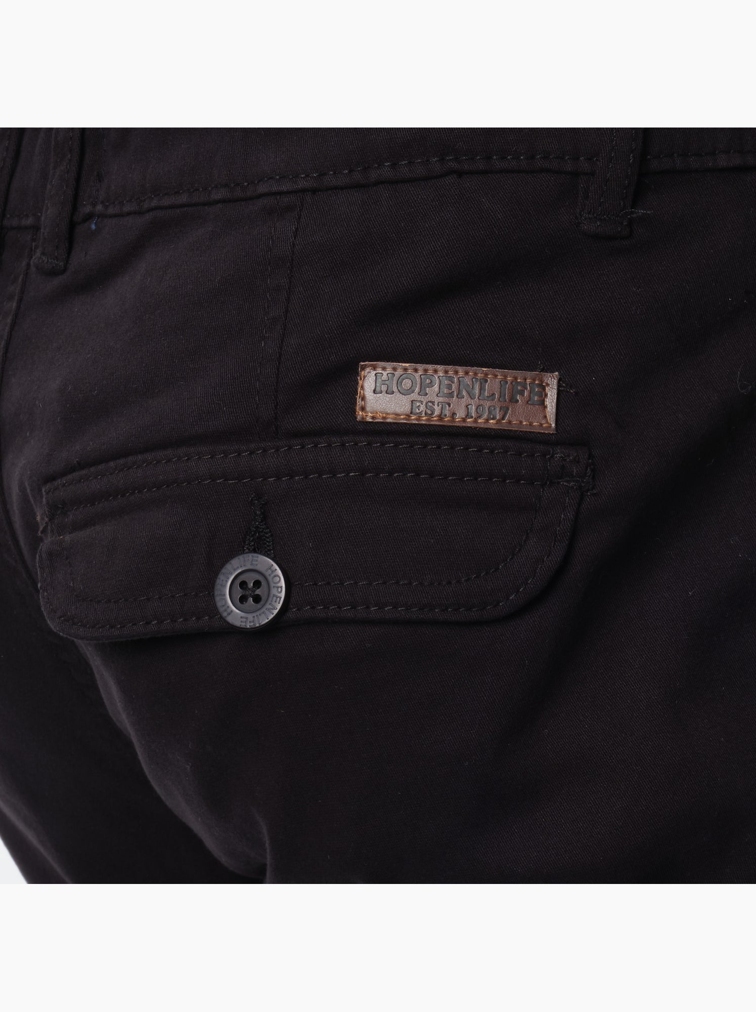 Pantalon cargo multi-poches - Noir
