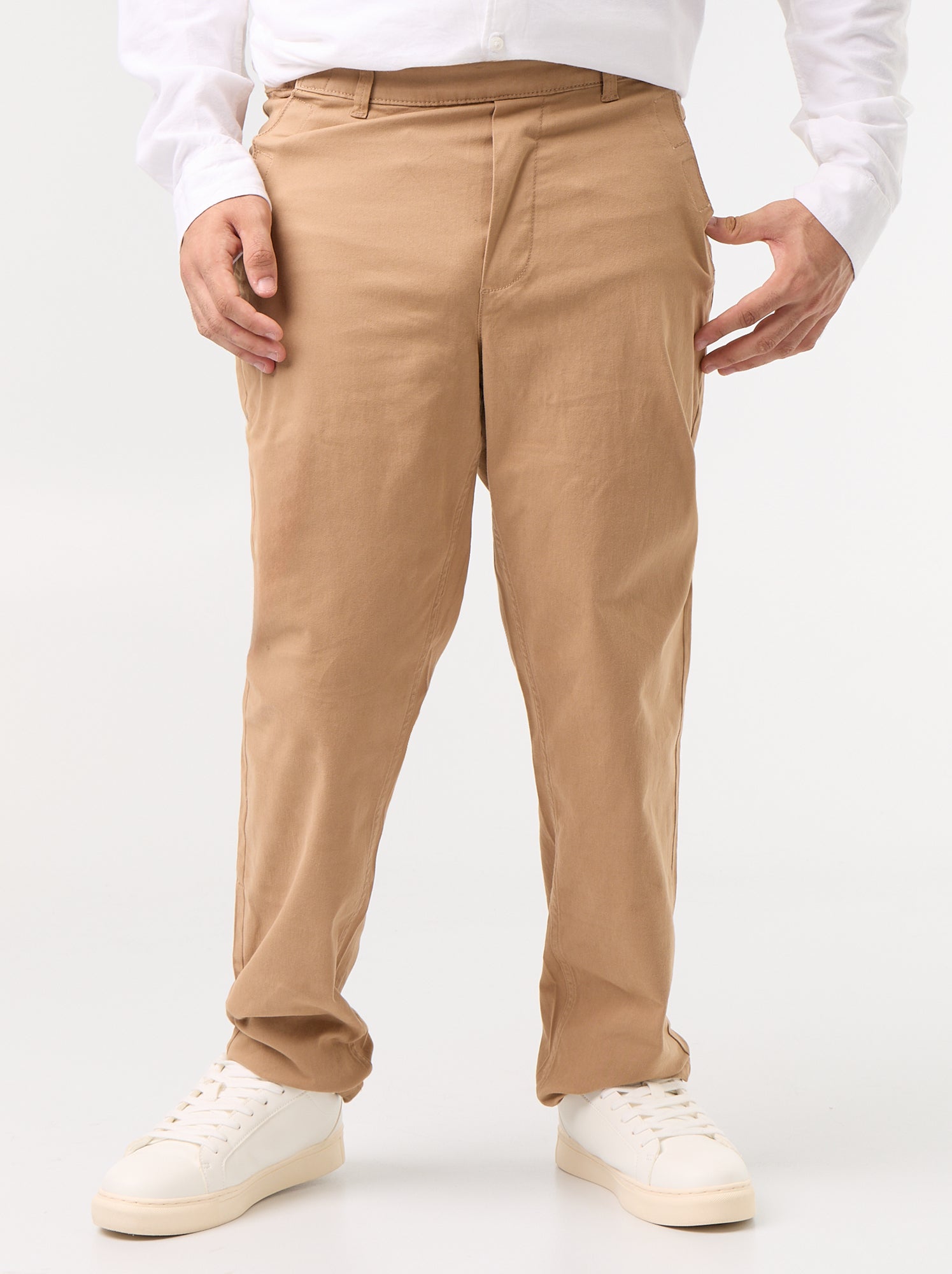 Pantalon chino - collection facile à enfiler - Beige