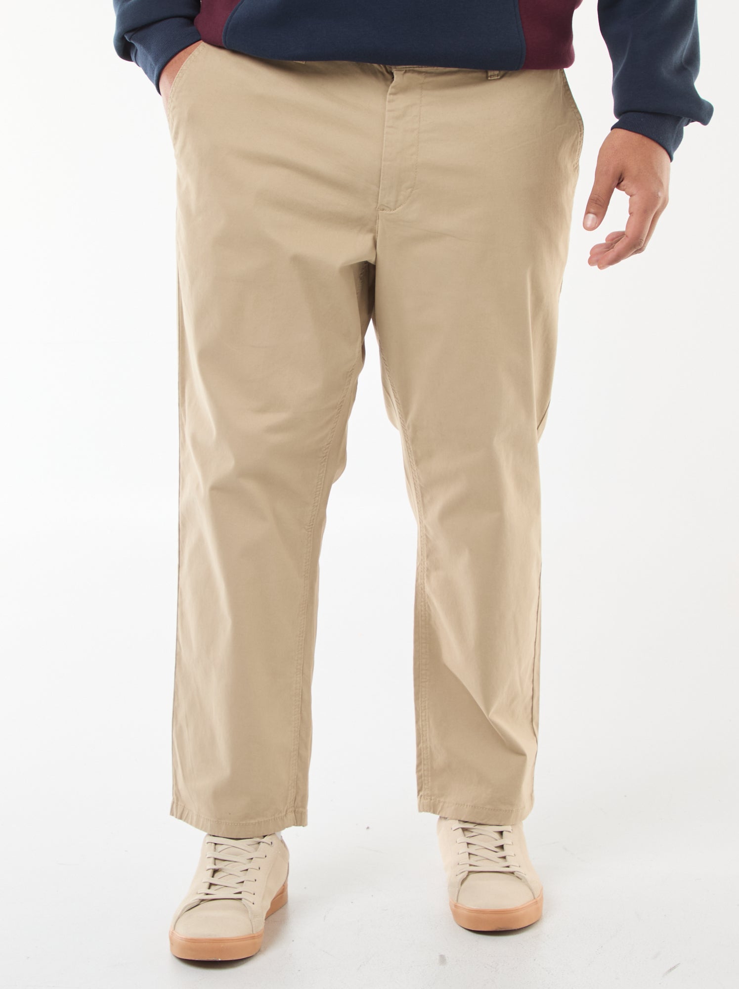 Pantalon chino droit - L30 - Beige