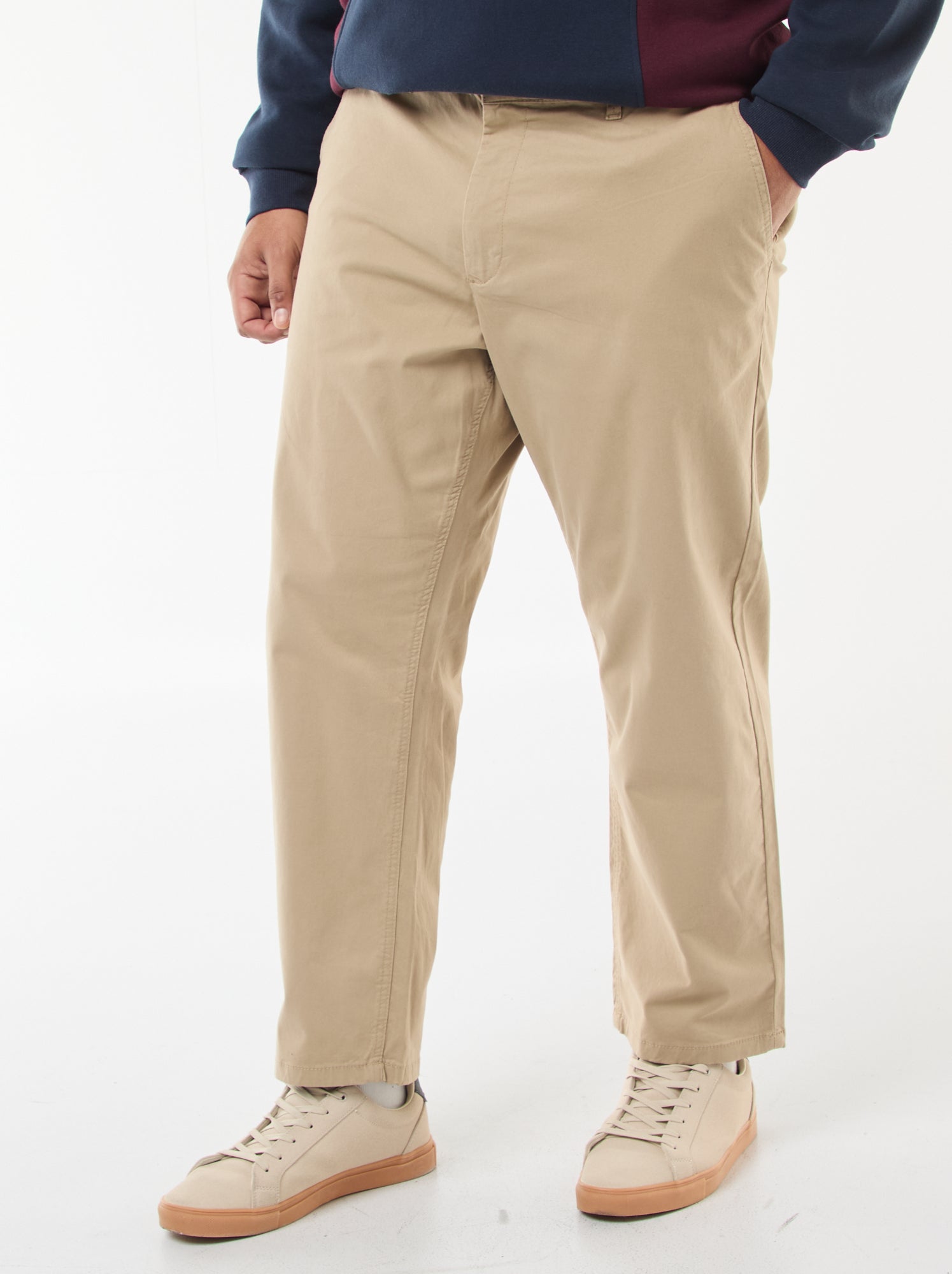 Pantalon chino droit - L30 - Beige