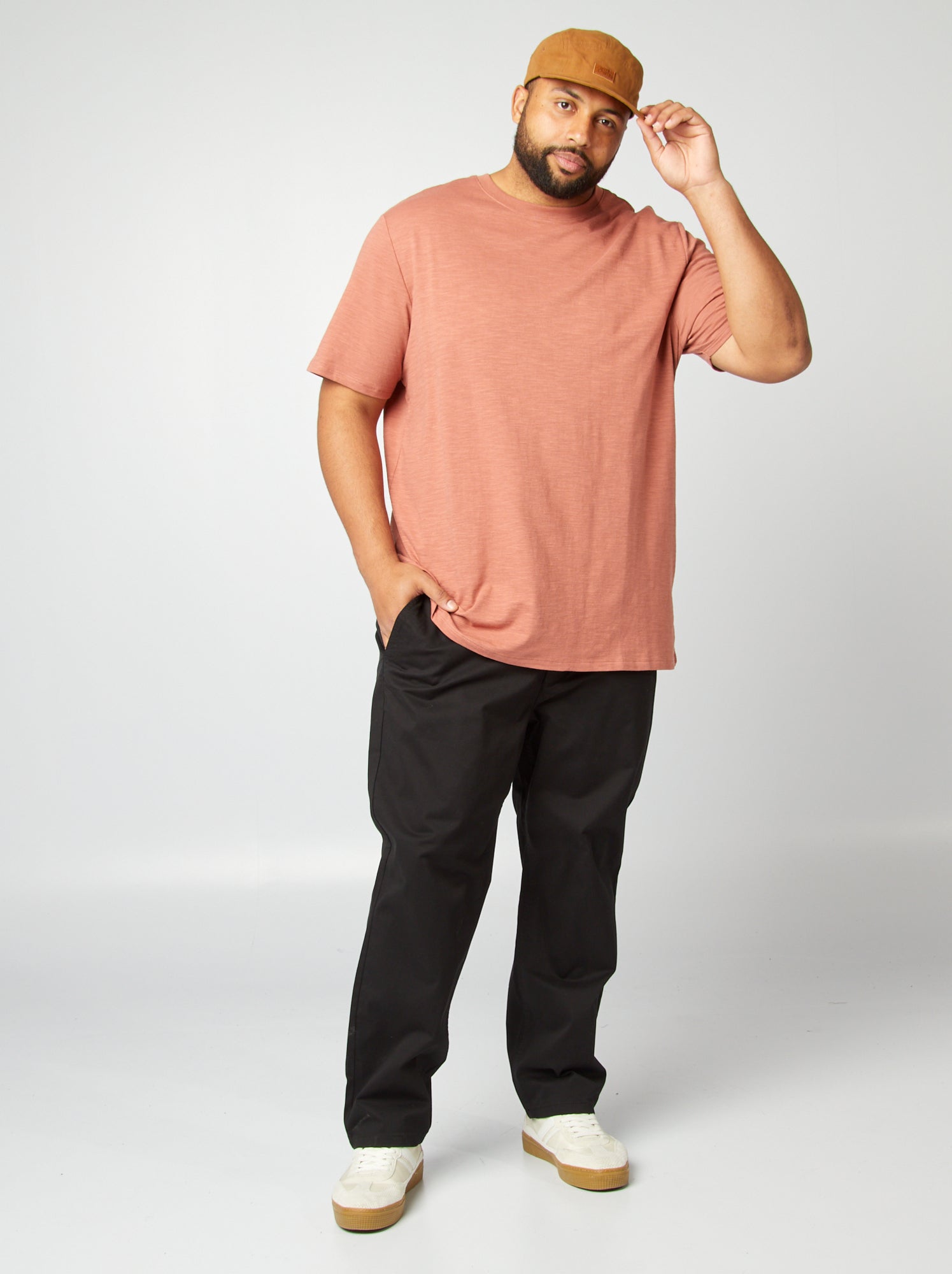Pantalon chino droit - L30 - Noir