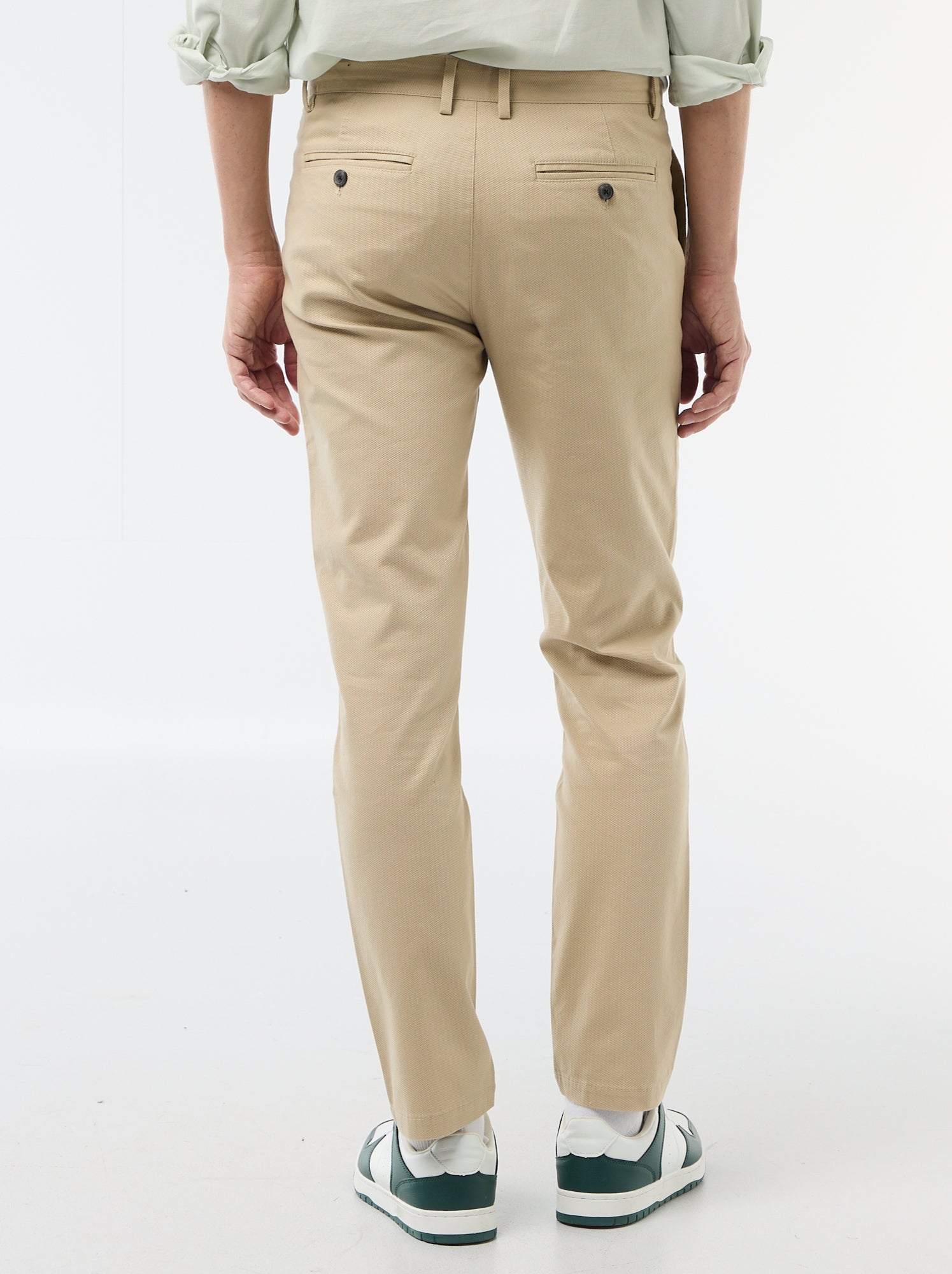 Pantalon chino en twill - Beige