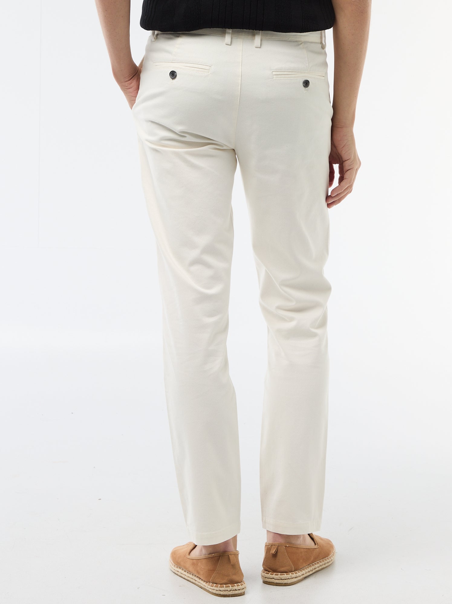 Pantalon chino en twill - Blanc