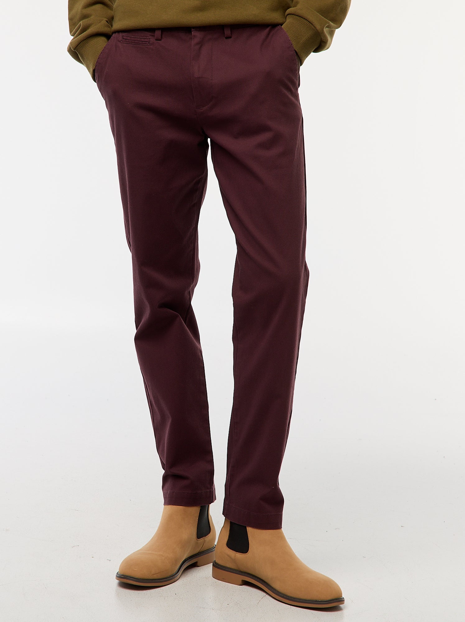 Pantalon chino en twill - Violet