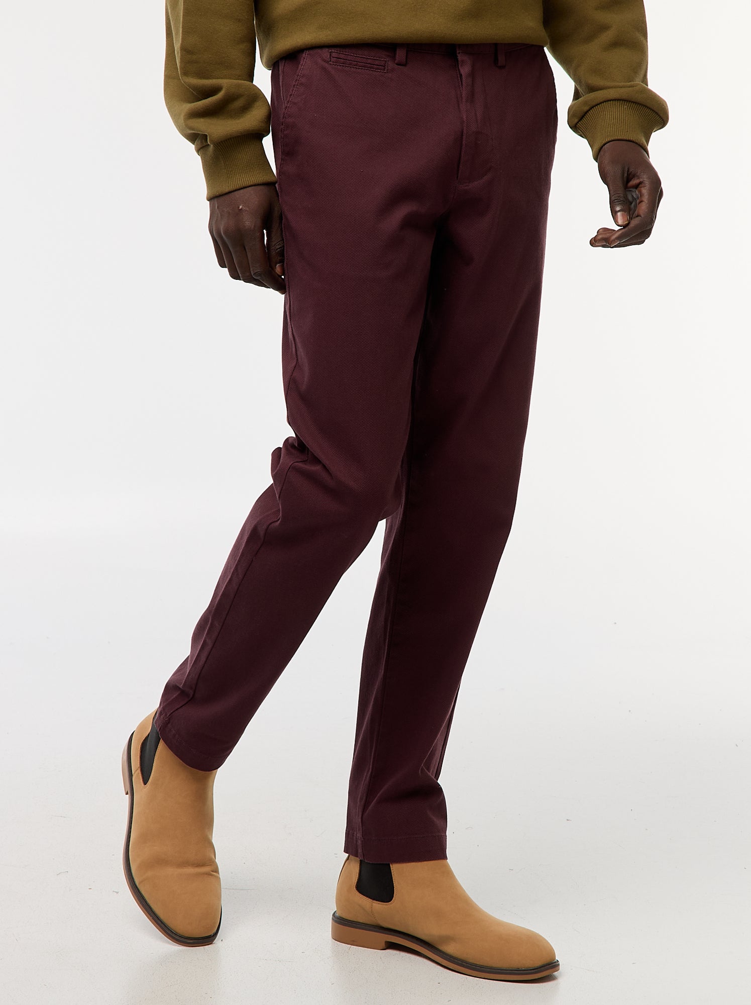 Pantalon chino en twill - Violet