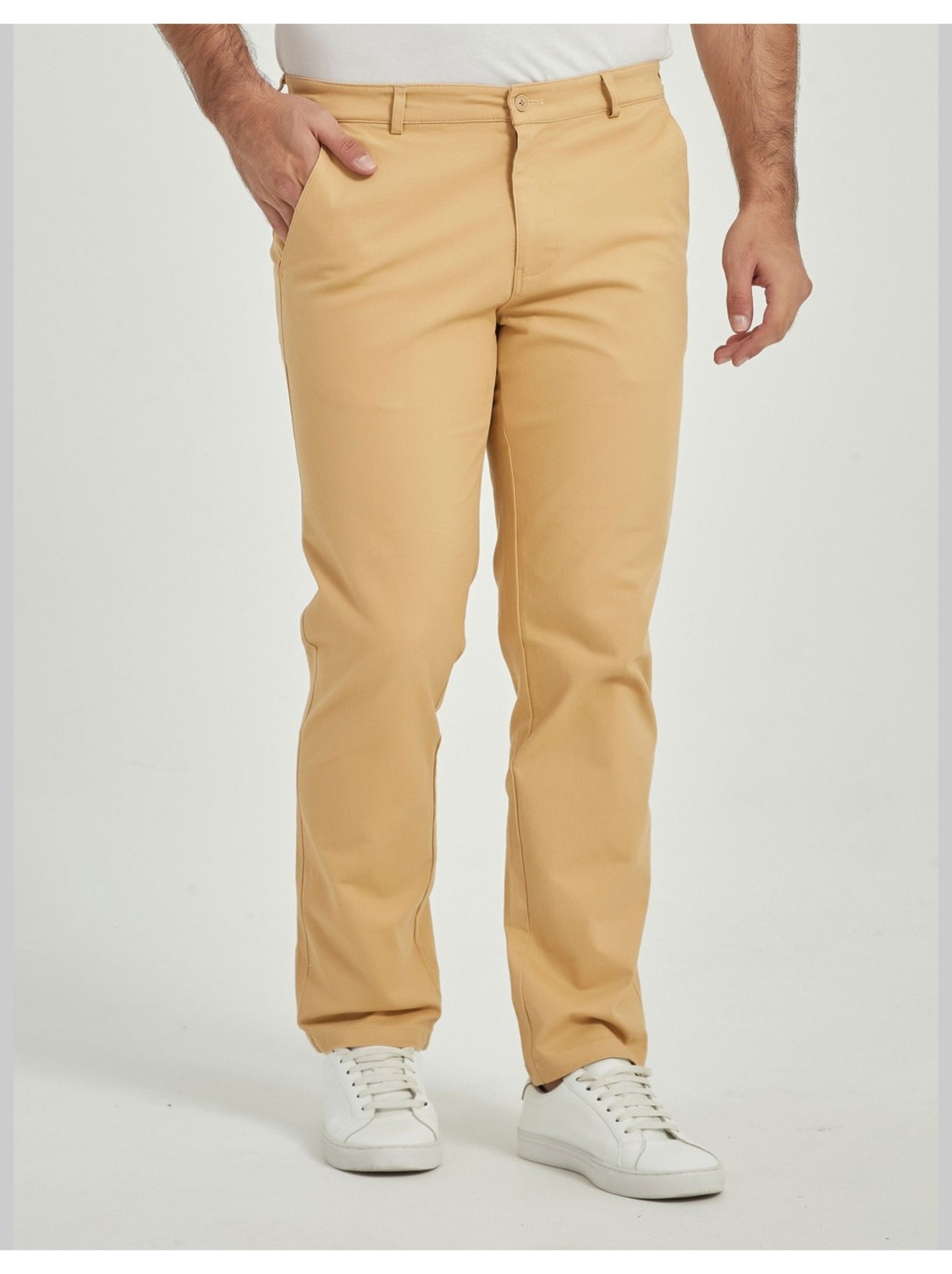 PANTALON CHINO Kebello - Beige