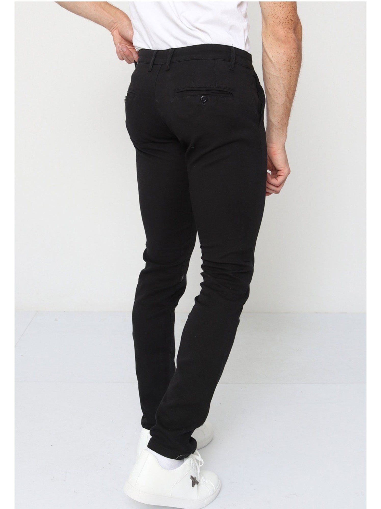 PANTALON CHINO Kebello - Bleu marine