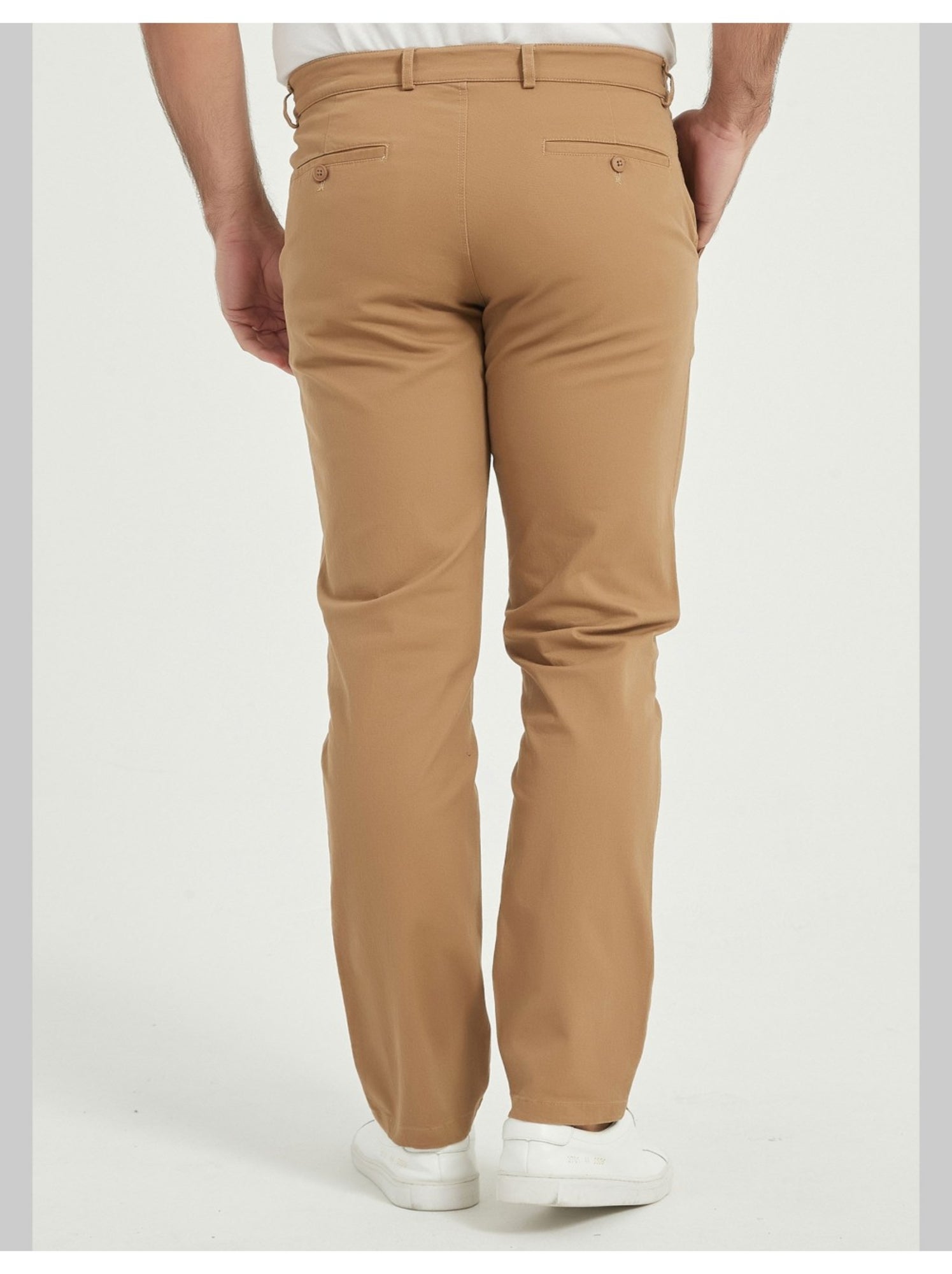 PANTALON CHINO Kebello - Marron