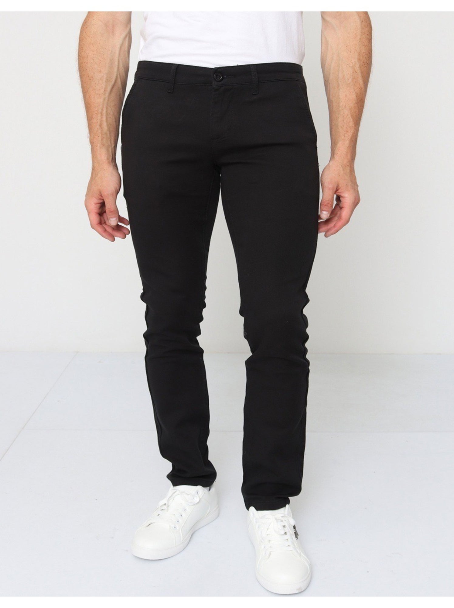 PANTALON CHINO Kebello - Noir Noir