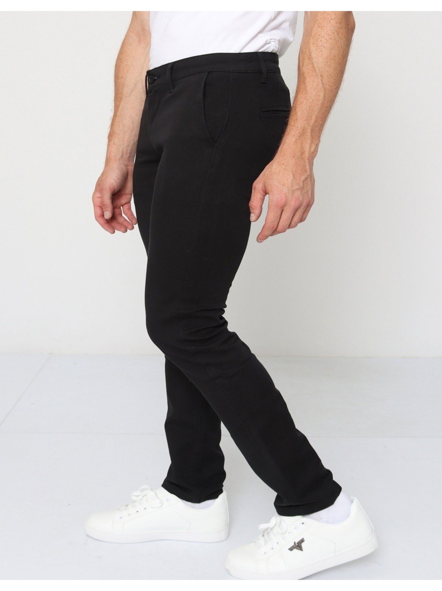 PANTALON CHINO Kebello - Noir Noir