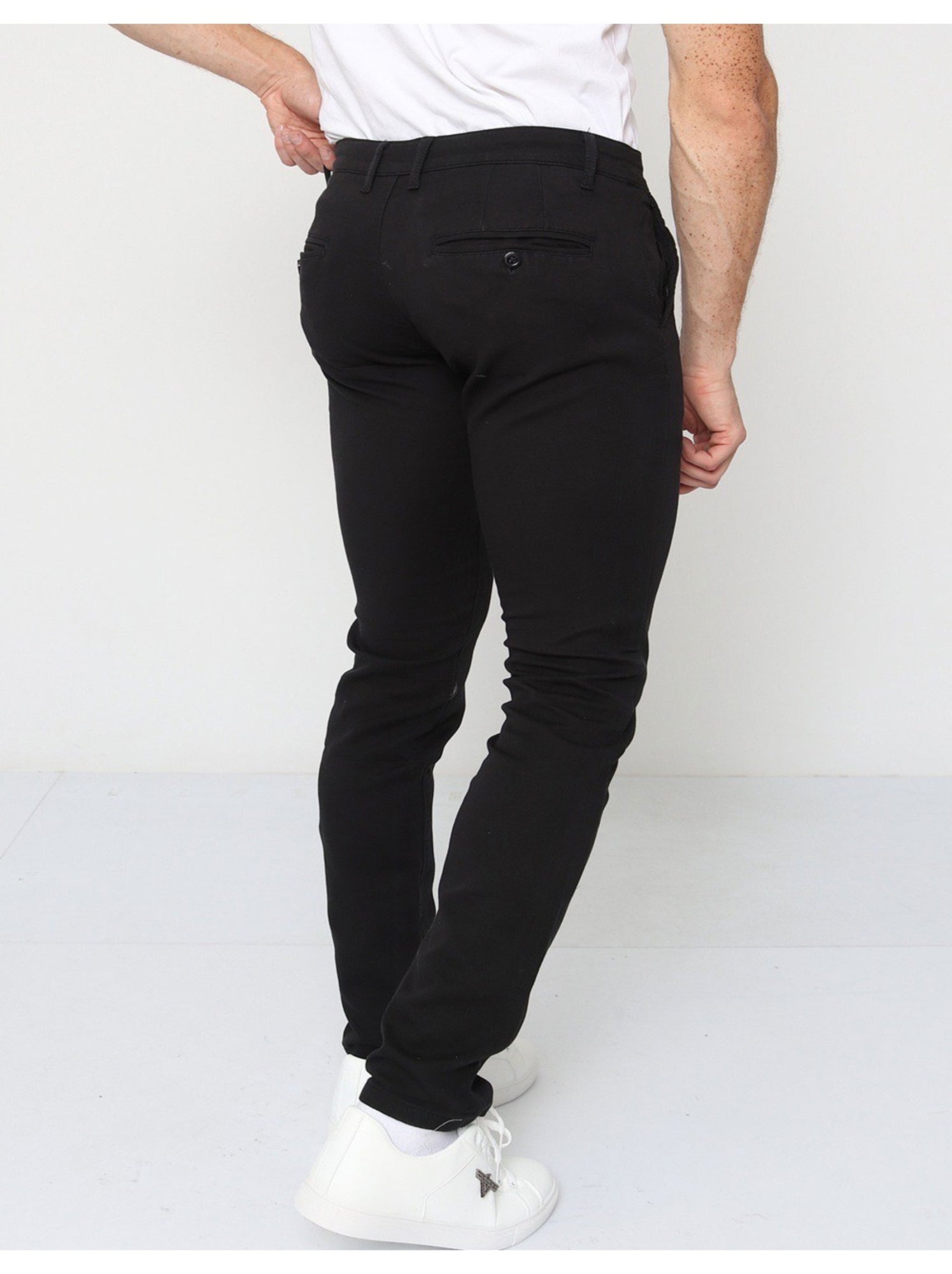 PANTALON CHINO Kebello - Noir Noir