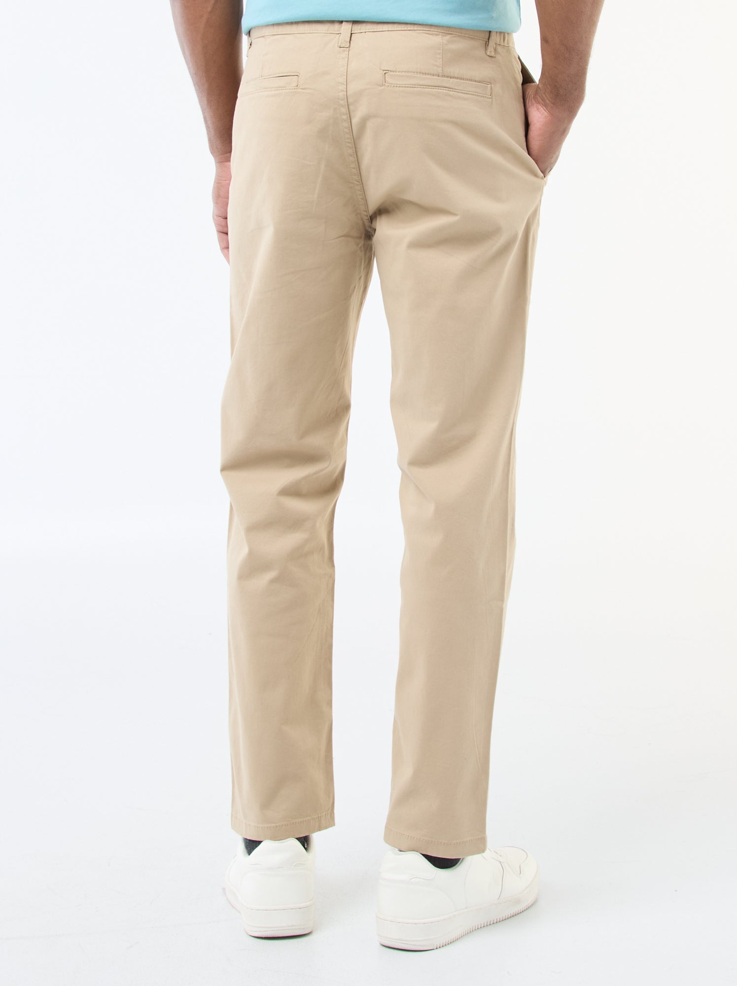 Pantalon chino regular - L30 - Beige