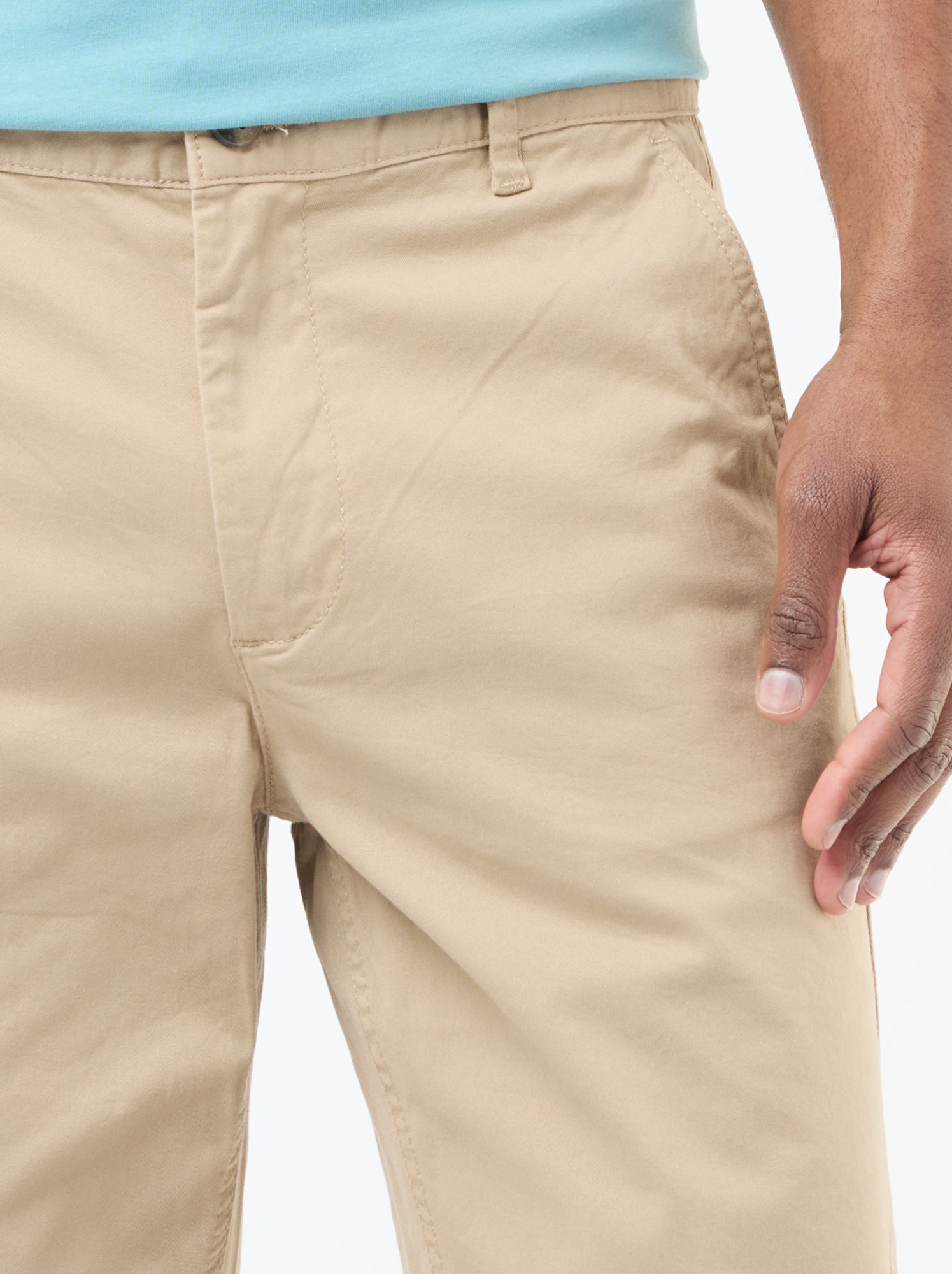 Pantalon chino regular - L30 - Beige