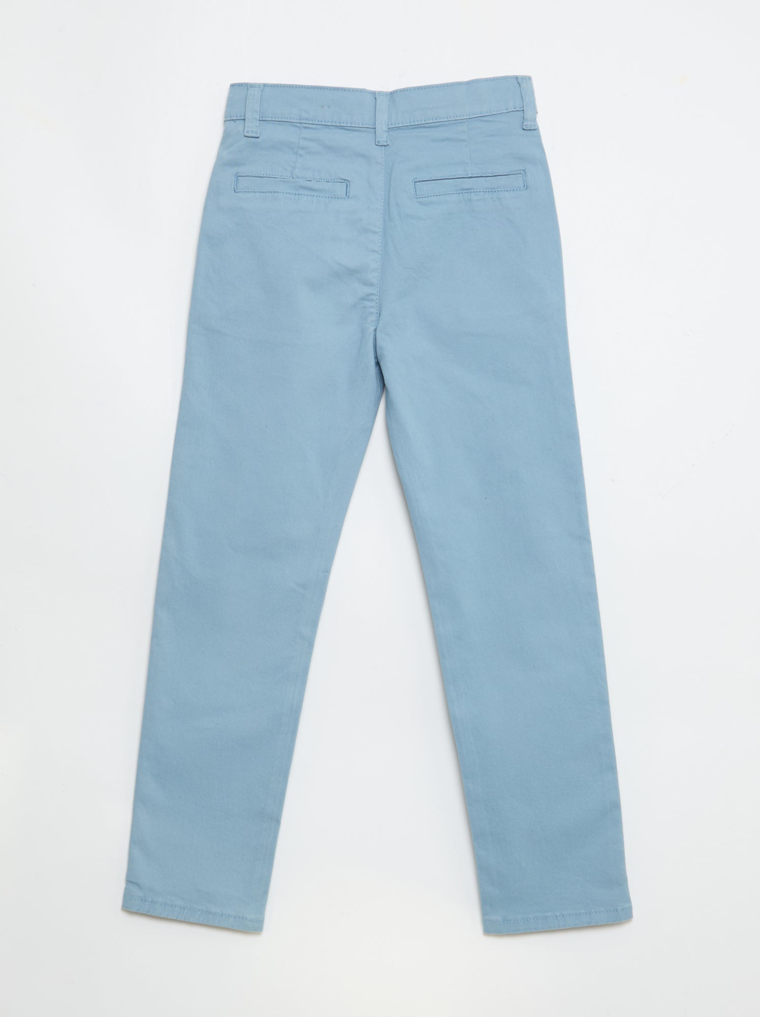 Pantalon chino slim - Bleu (BTF83_22)