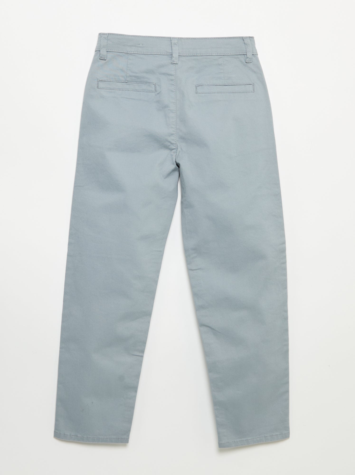Pantalon chino slim - Bleu (BTF83_28)