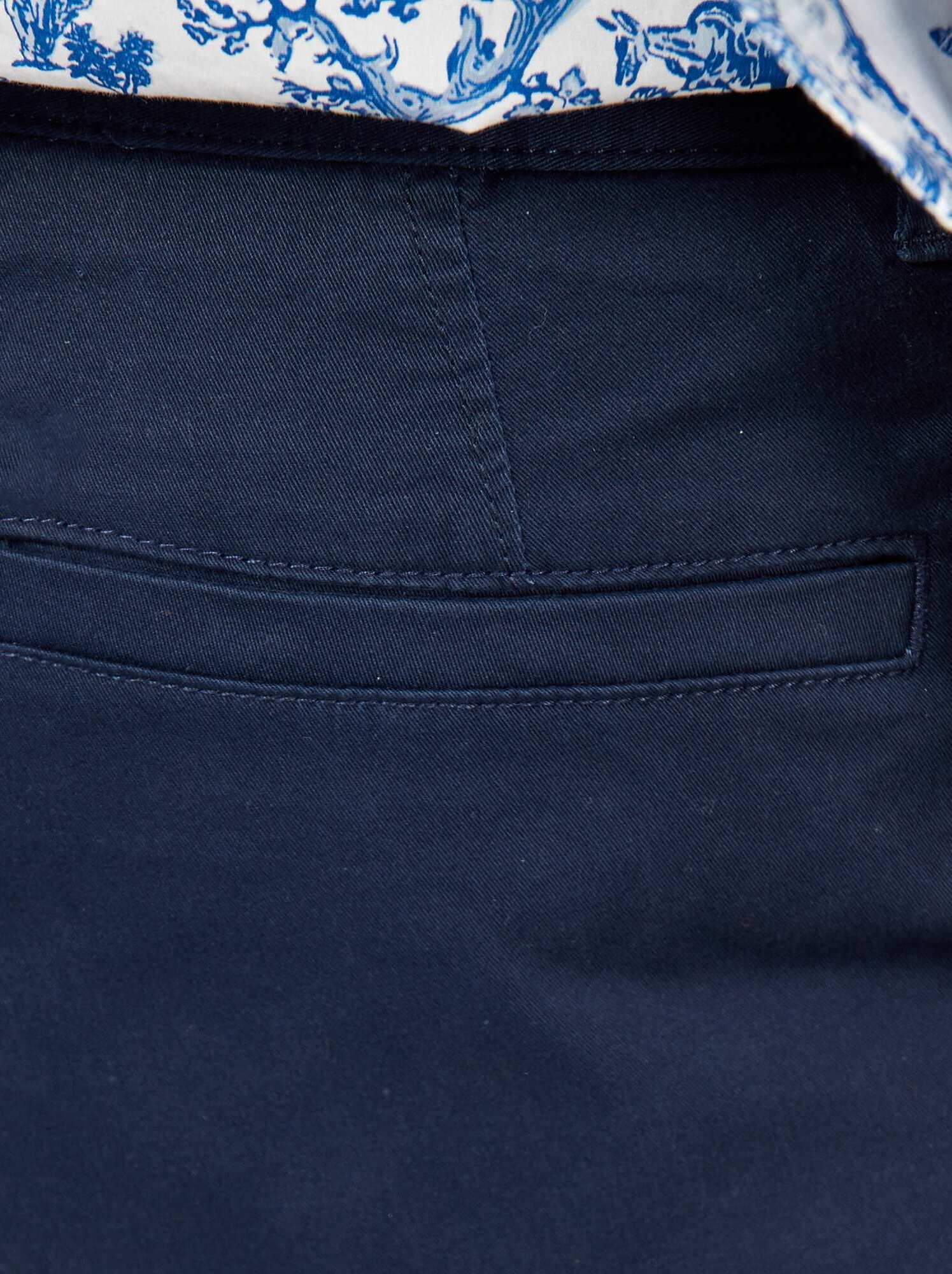 Pantalon chino slim - Bleu (VJ070_8)