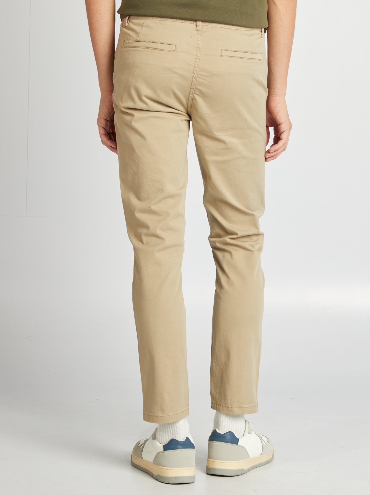 Pantalon chino slim L30 - Beige