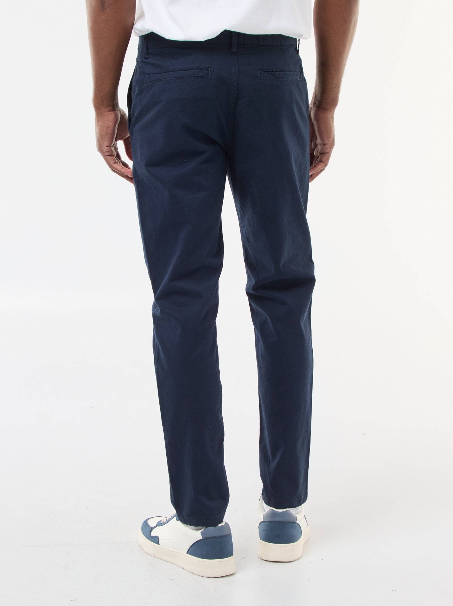 Pantalon chino slim L30 - Bleu marine