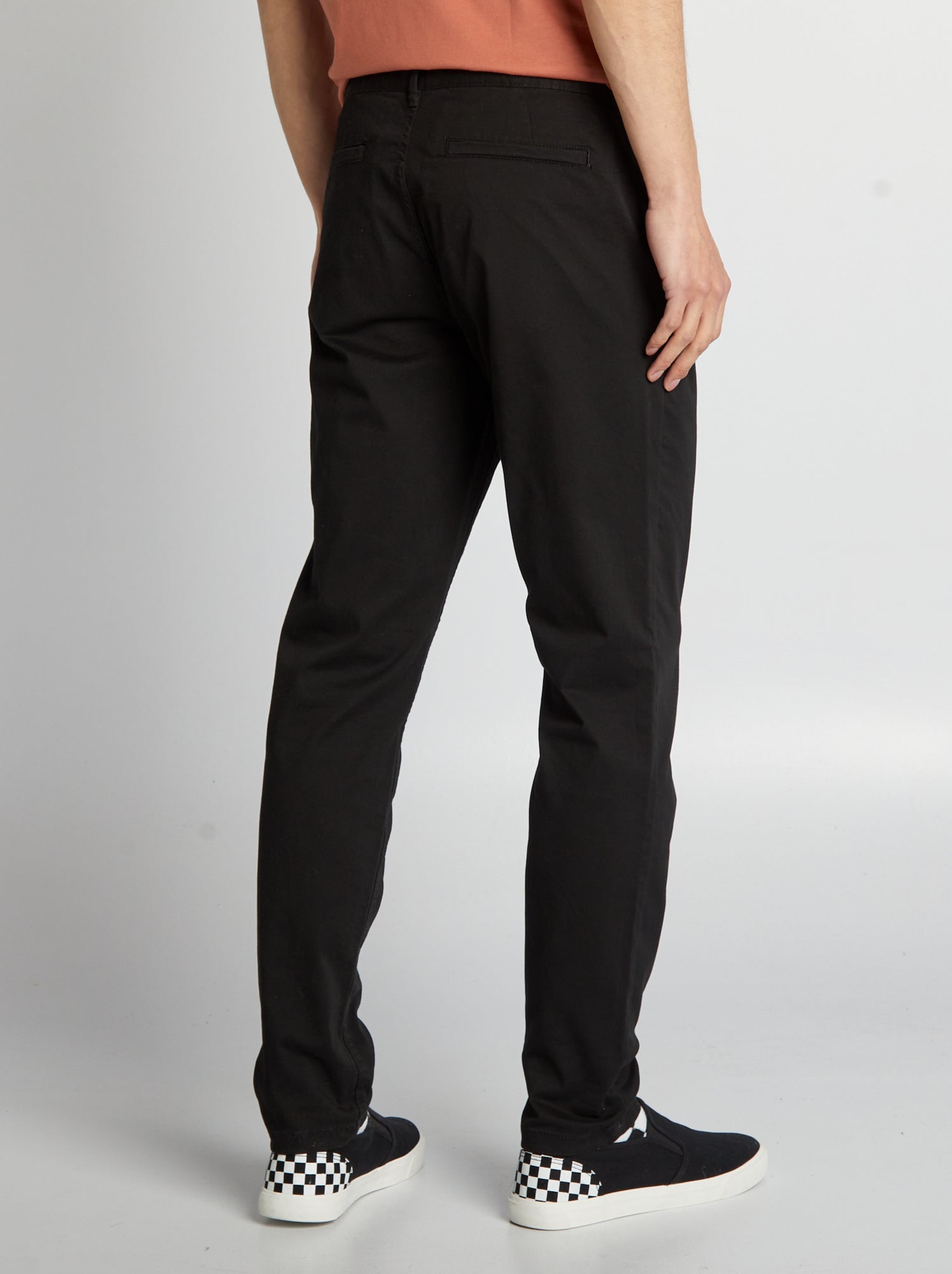Pantalon chino slim L30 - noir