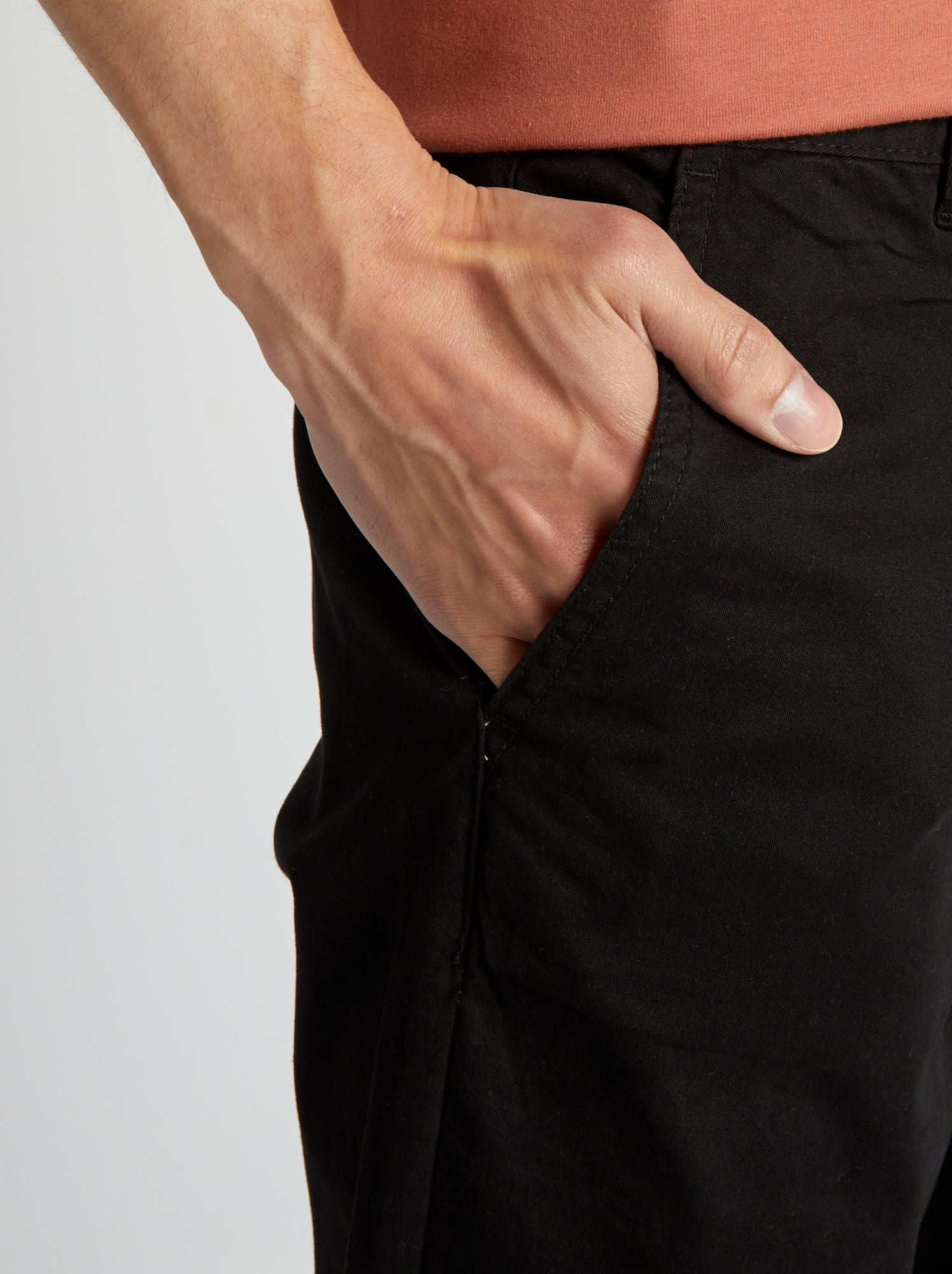 Pantalon chino slim L30 - noir