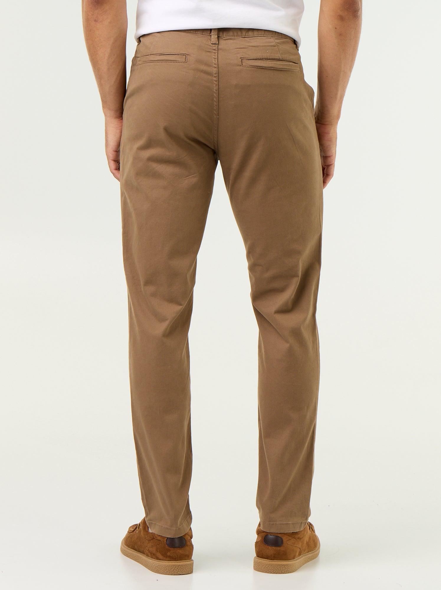 Pantalon chino slim - Marron (VJ070_169)