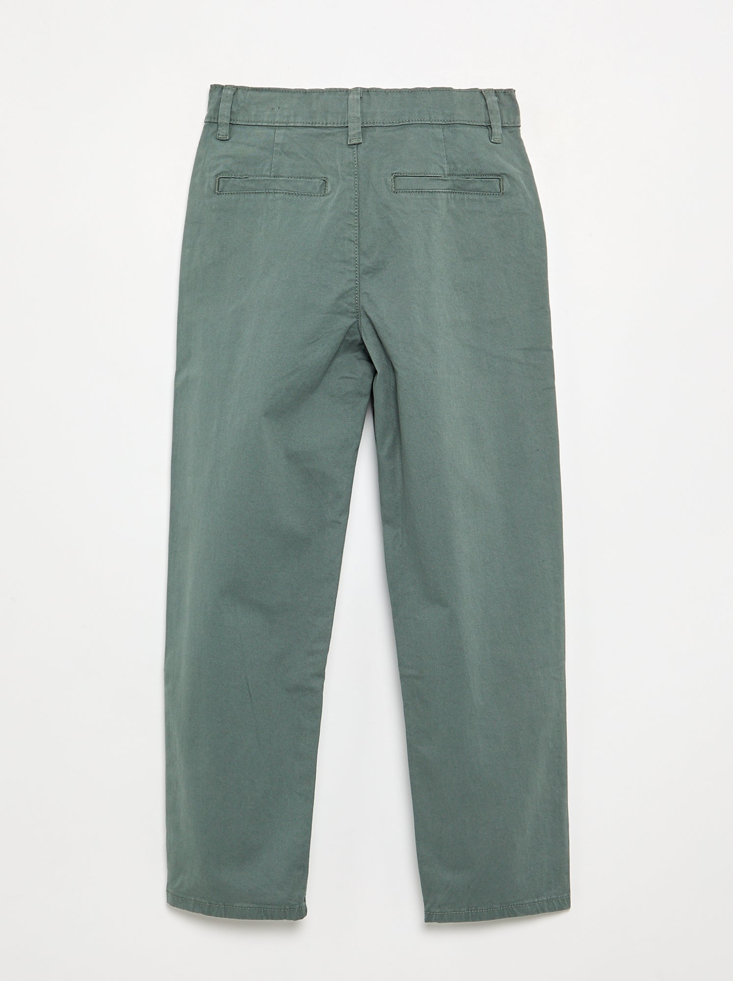 Pantalon chino slim - Vert