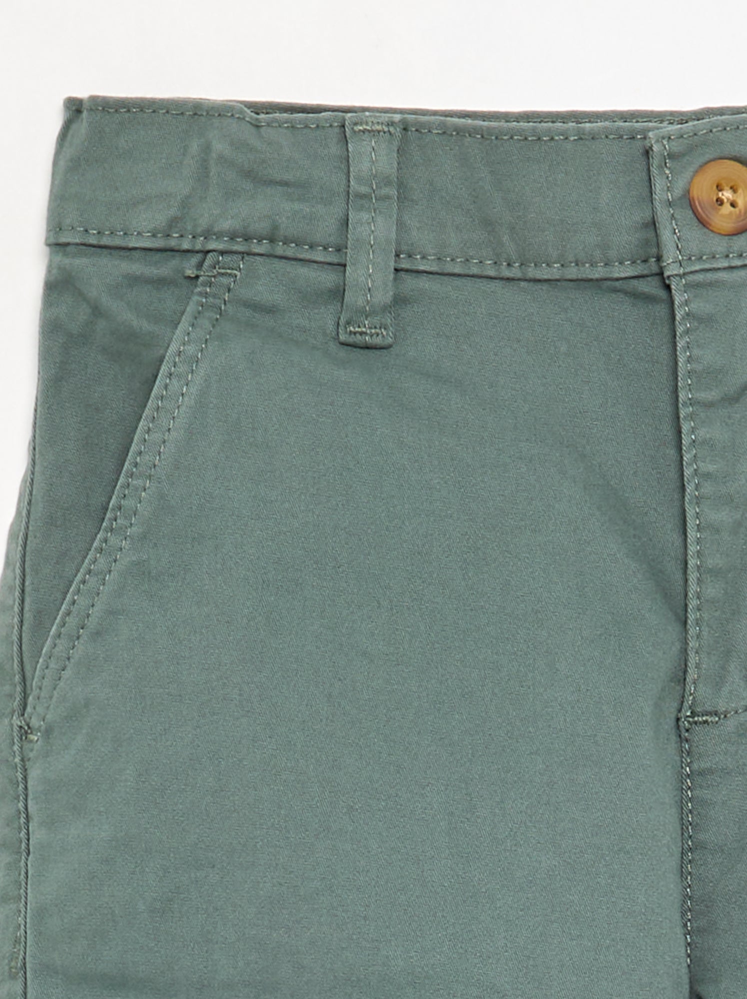 Pantalon chino slim - Vert