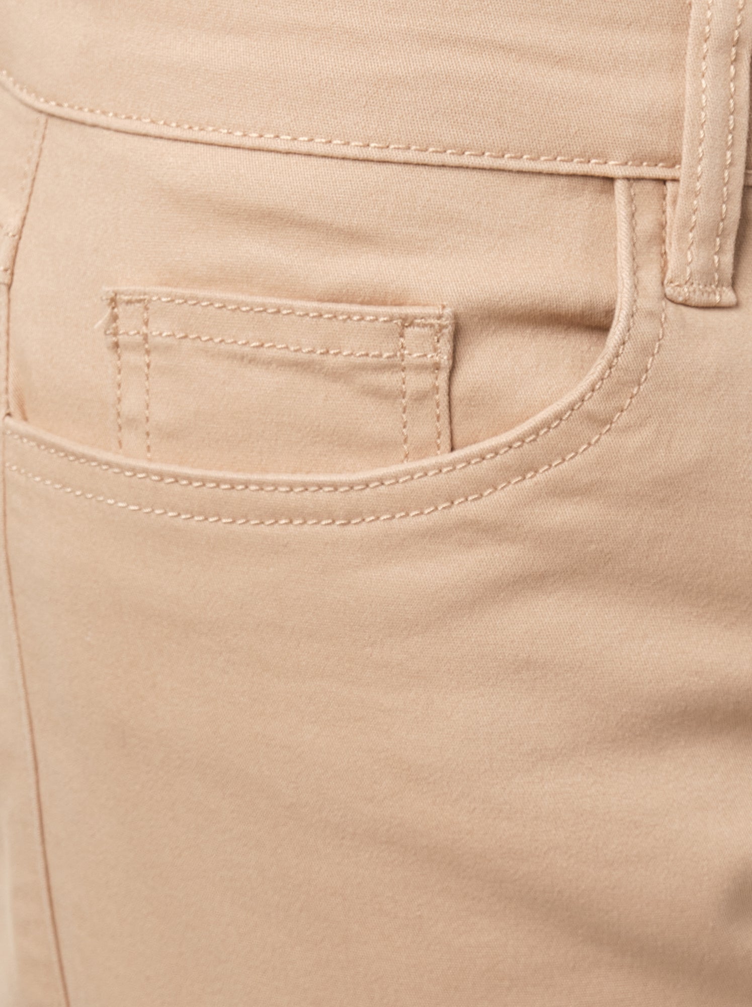 Pantalon chino uni - Beige