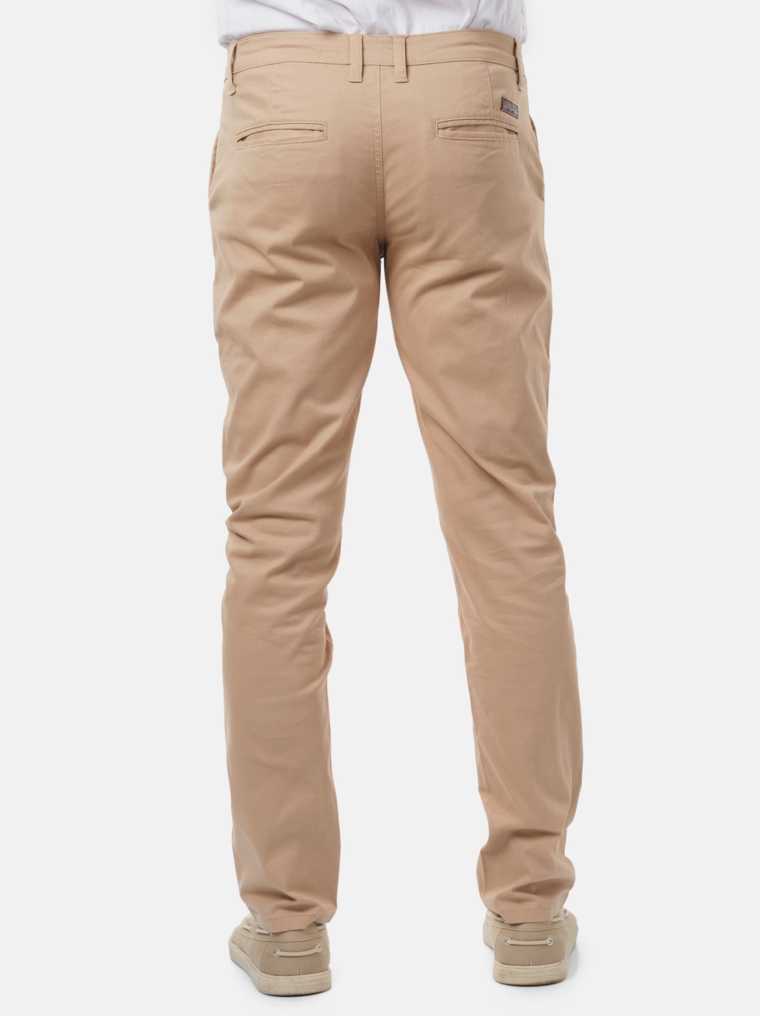 Pantalon chino uni - Beige