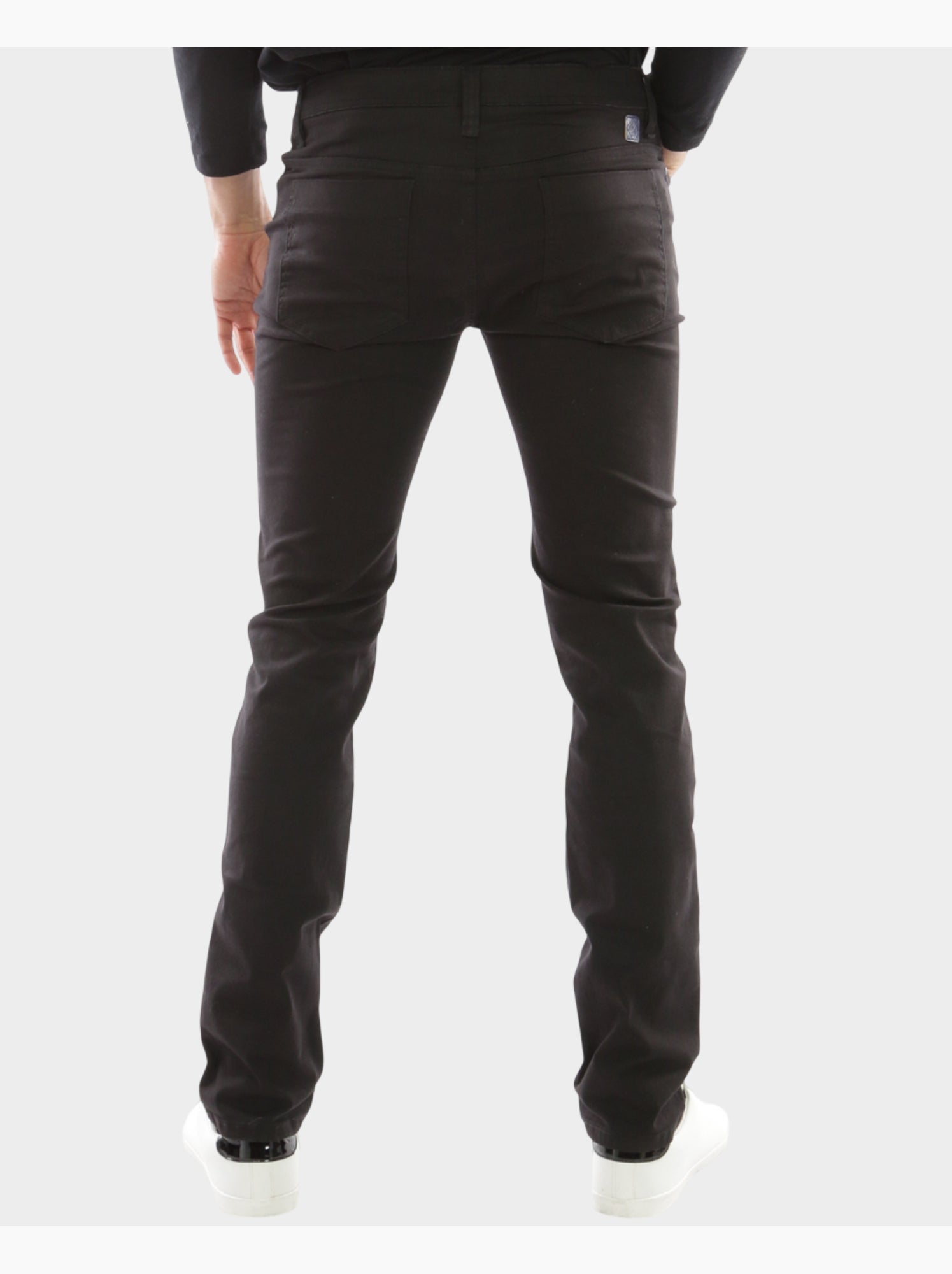 Pantalon chino uni - Noir