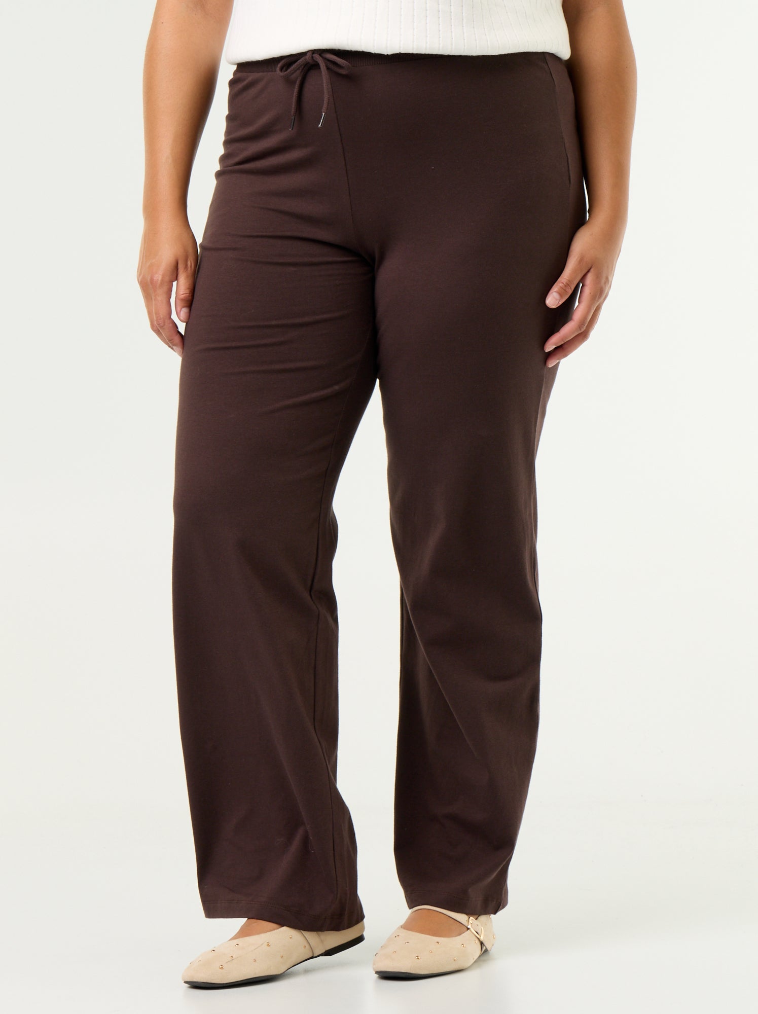 Pantalon confort fin - Marron