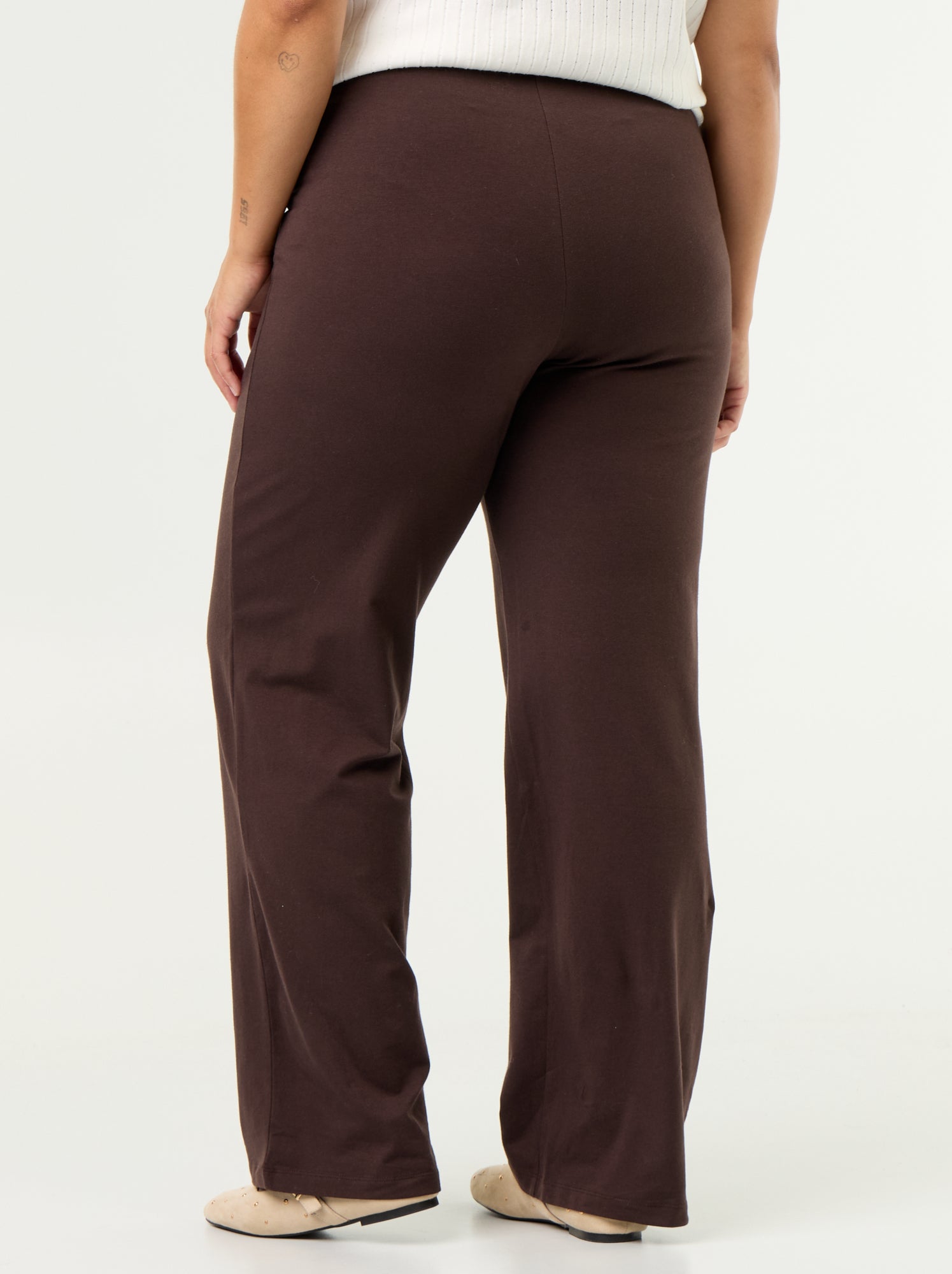 Pantalon confort fin - Marron