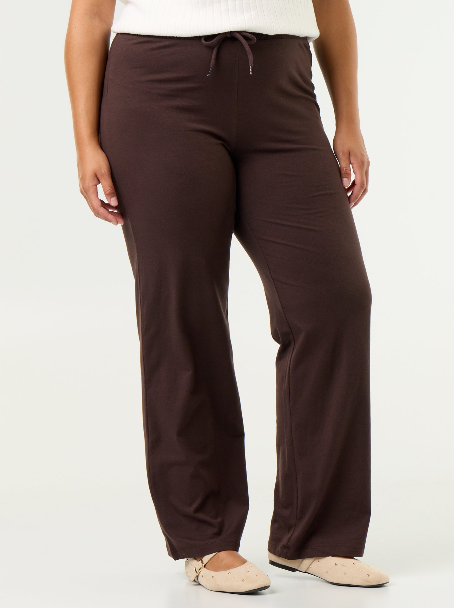 Pantalon confort fin - Marron