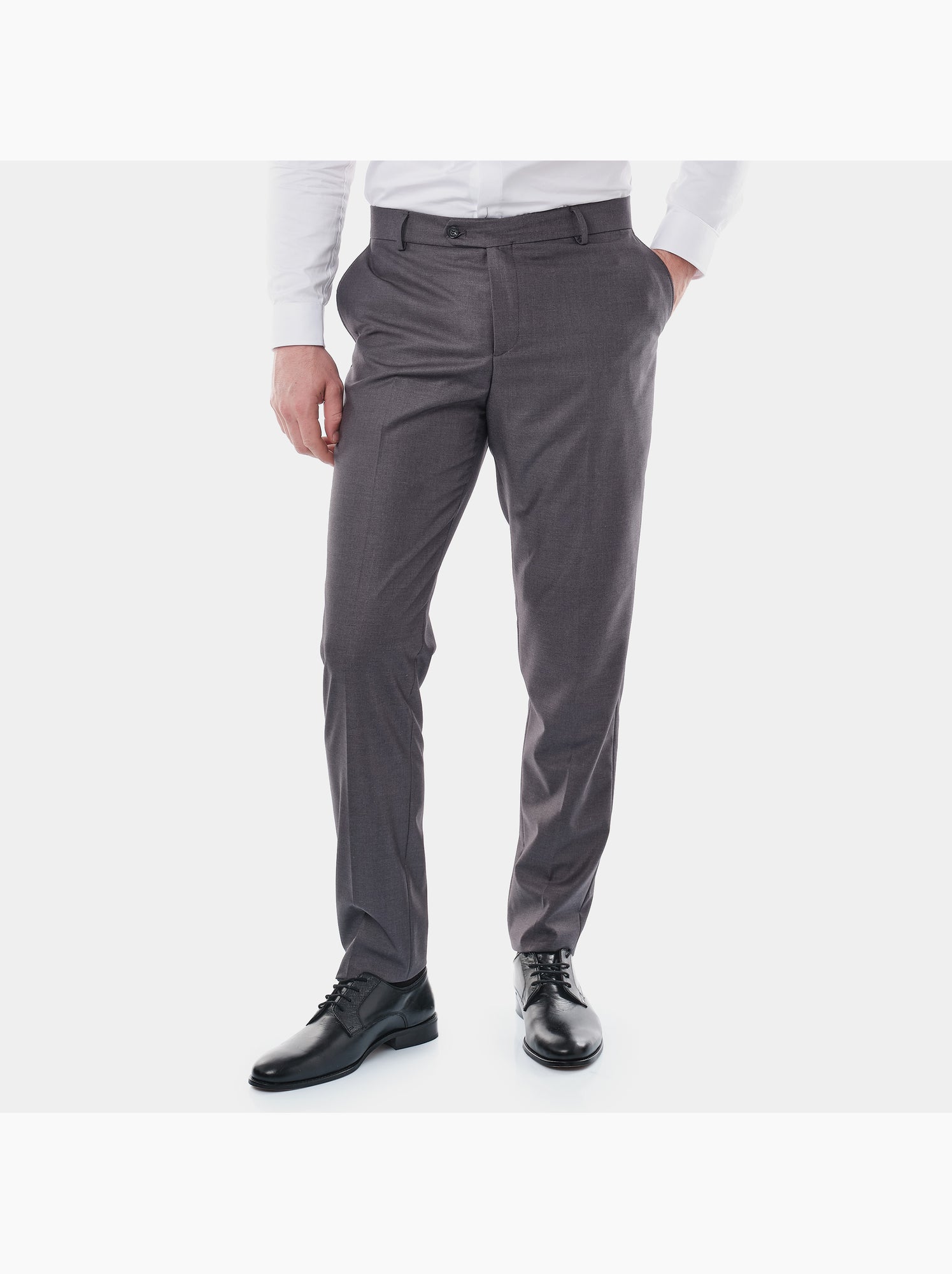 Pantalon de costume - gris anthracite