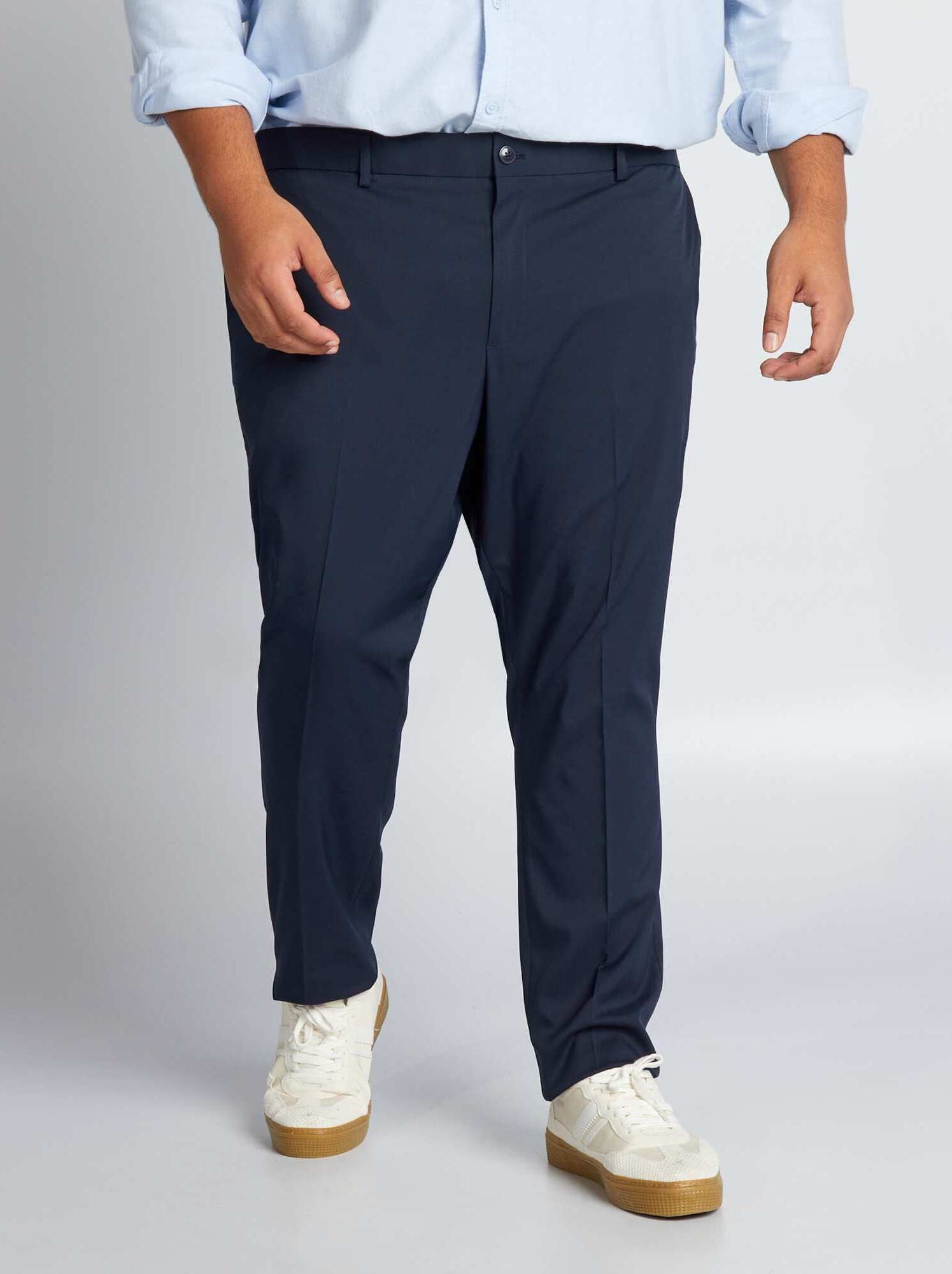 Pantalon de costume slim - Bleu