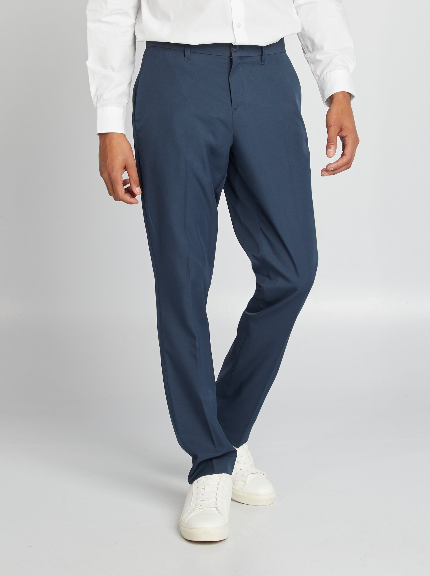 Pantalon de costume slim - Bleu marine