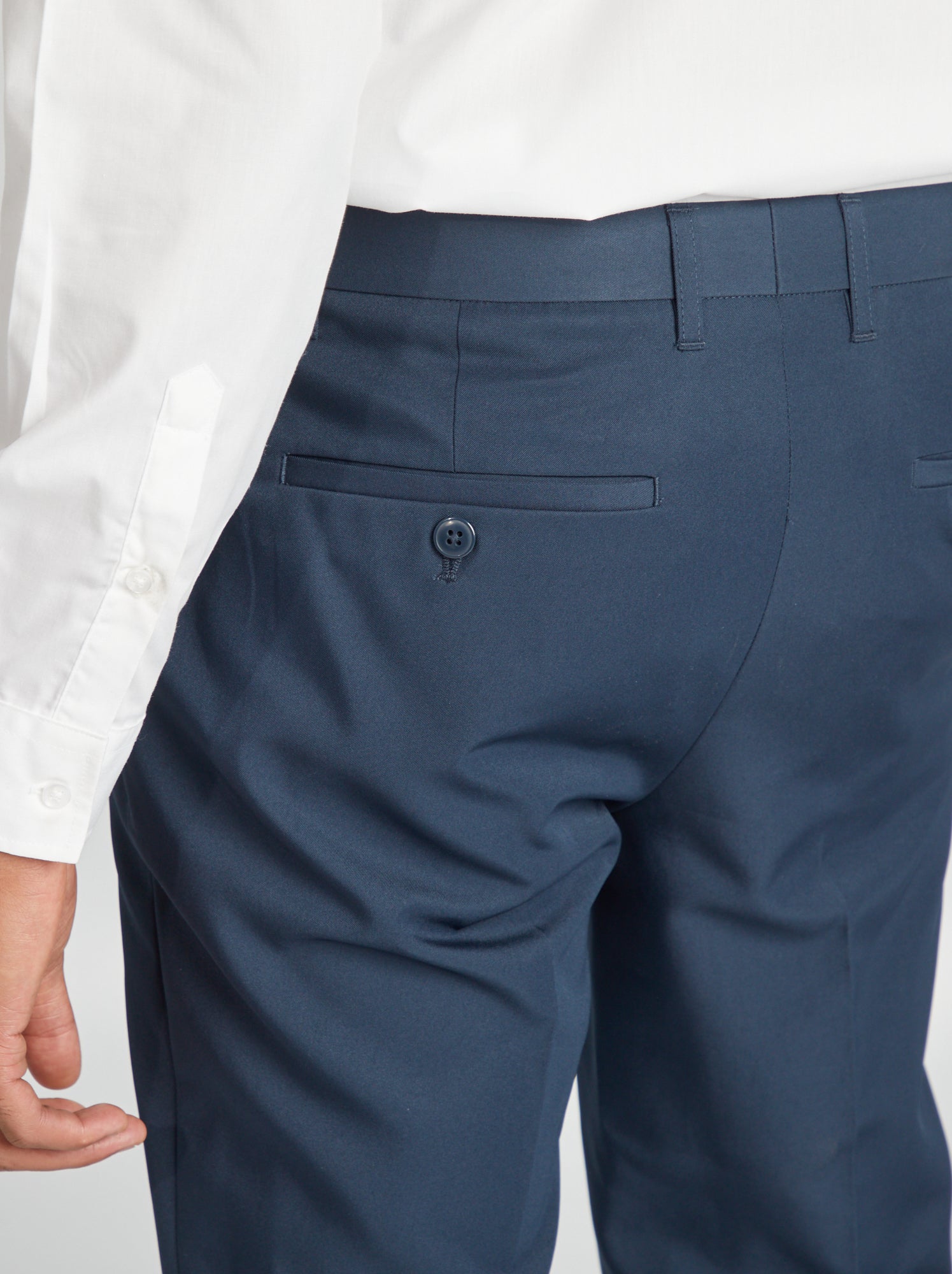Pantalon de costume slim - Bleu marine