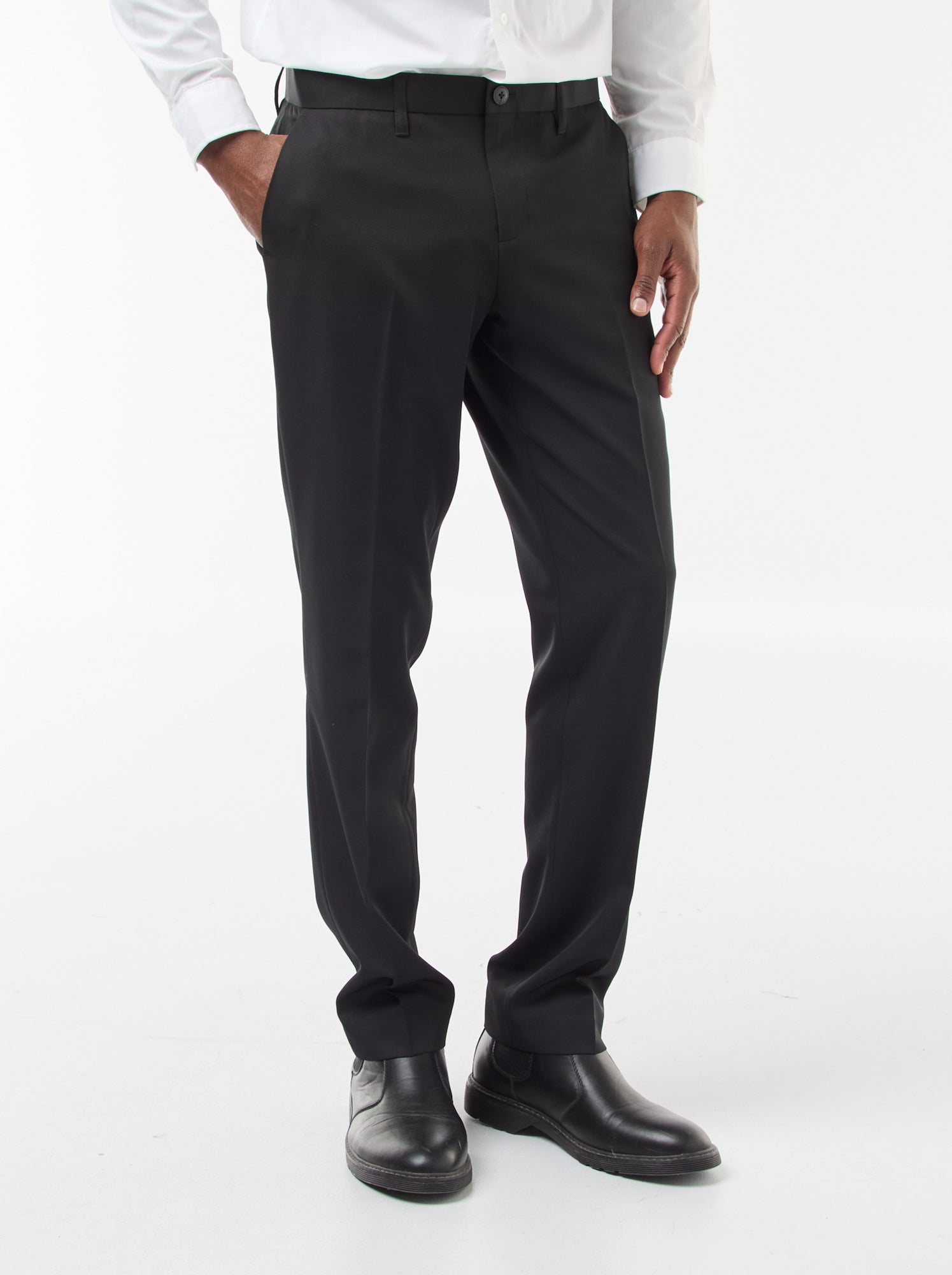 Pantalon de costume slim - Noir