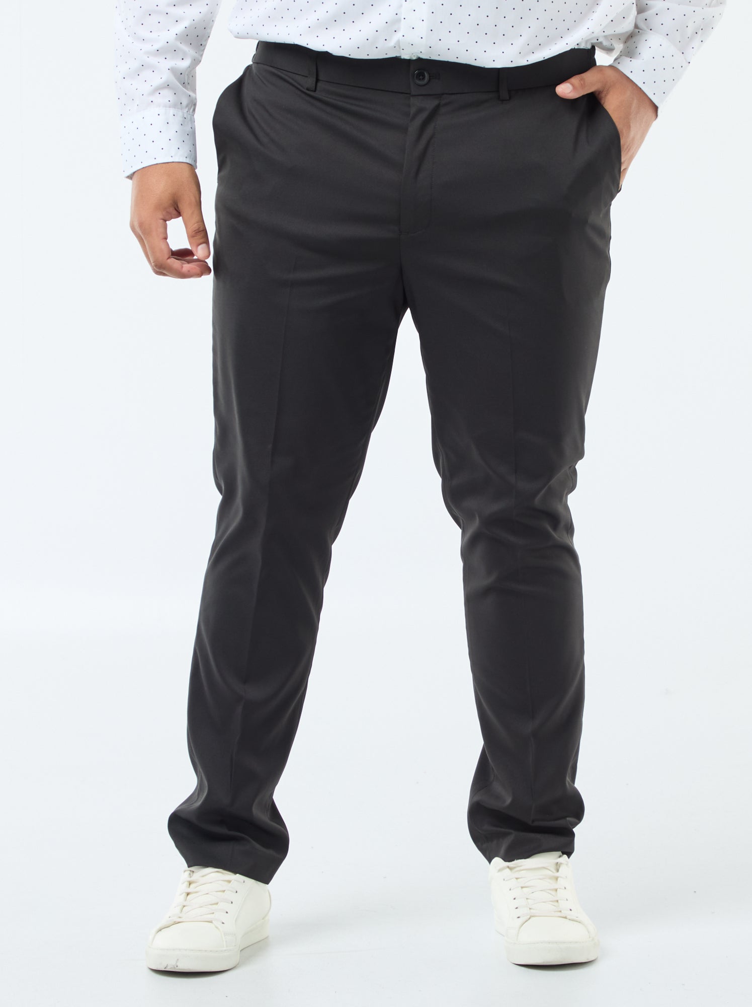 Pantalon de costume slim - Noir