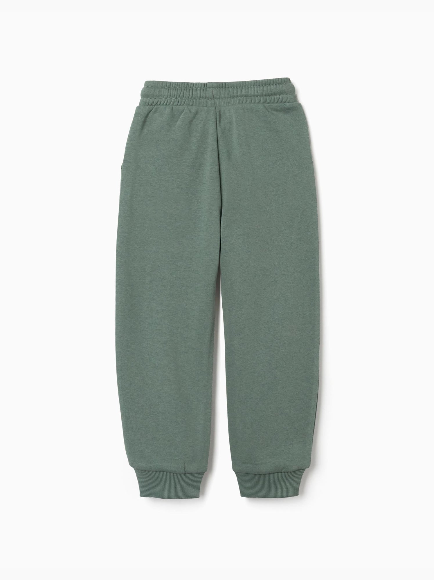 Pantalon de jogging ajusté en molleton avec poches et imprimé zy - Vert foncé