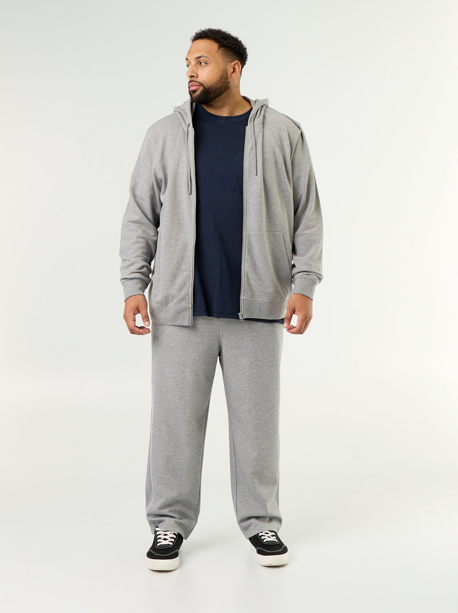 Pantalon de jogging avec liserés contrastés - Gris