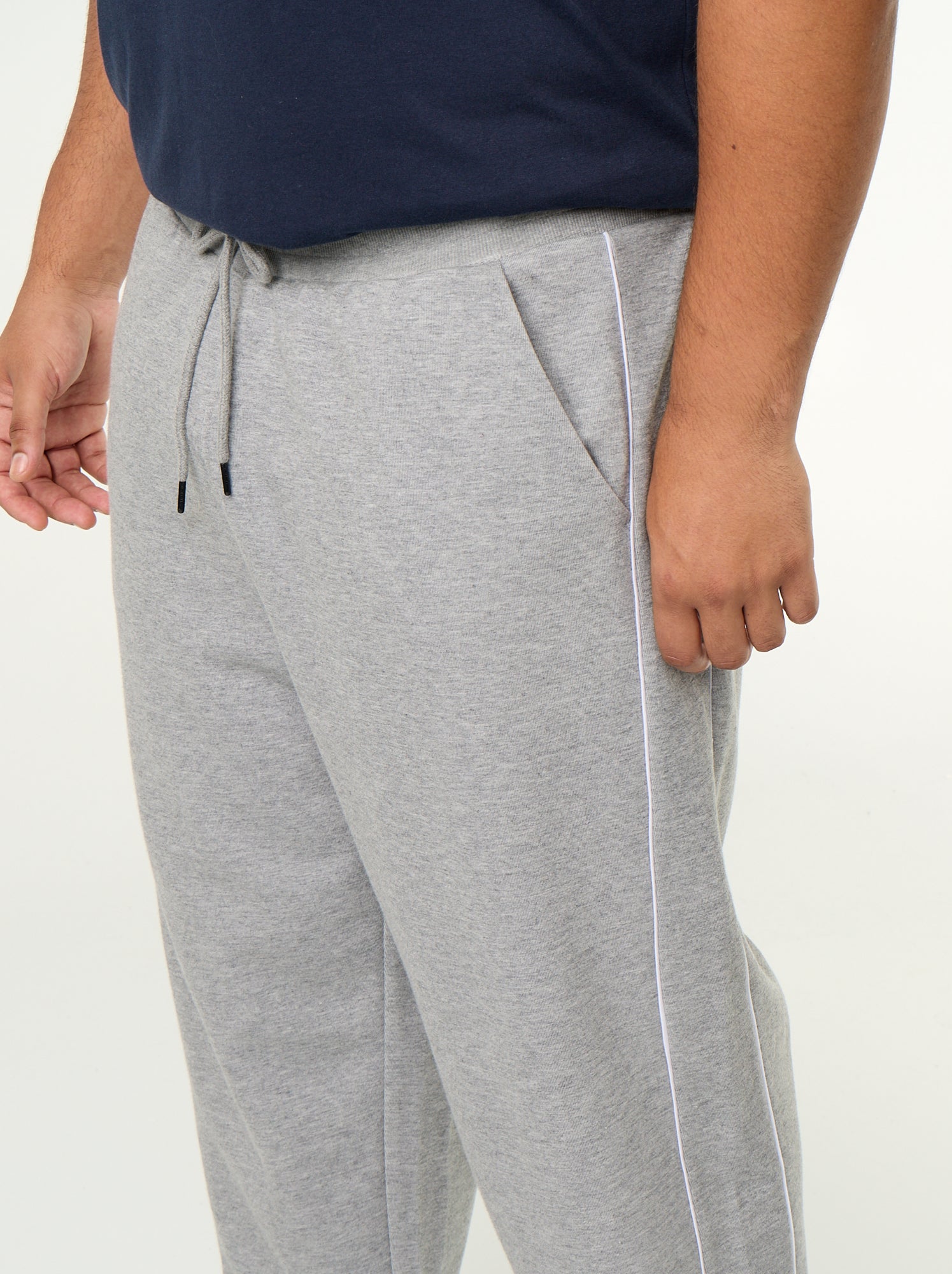 Pantalon de jogging avec liserés contrastés - Gris
