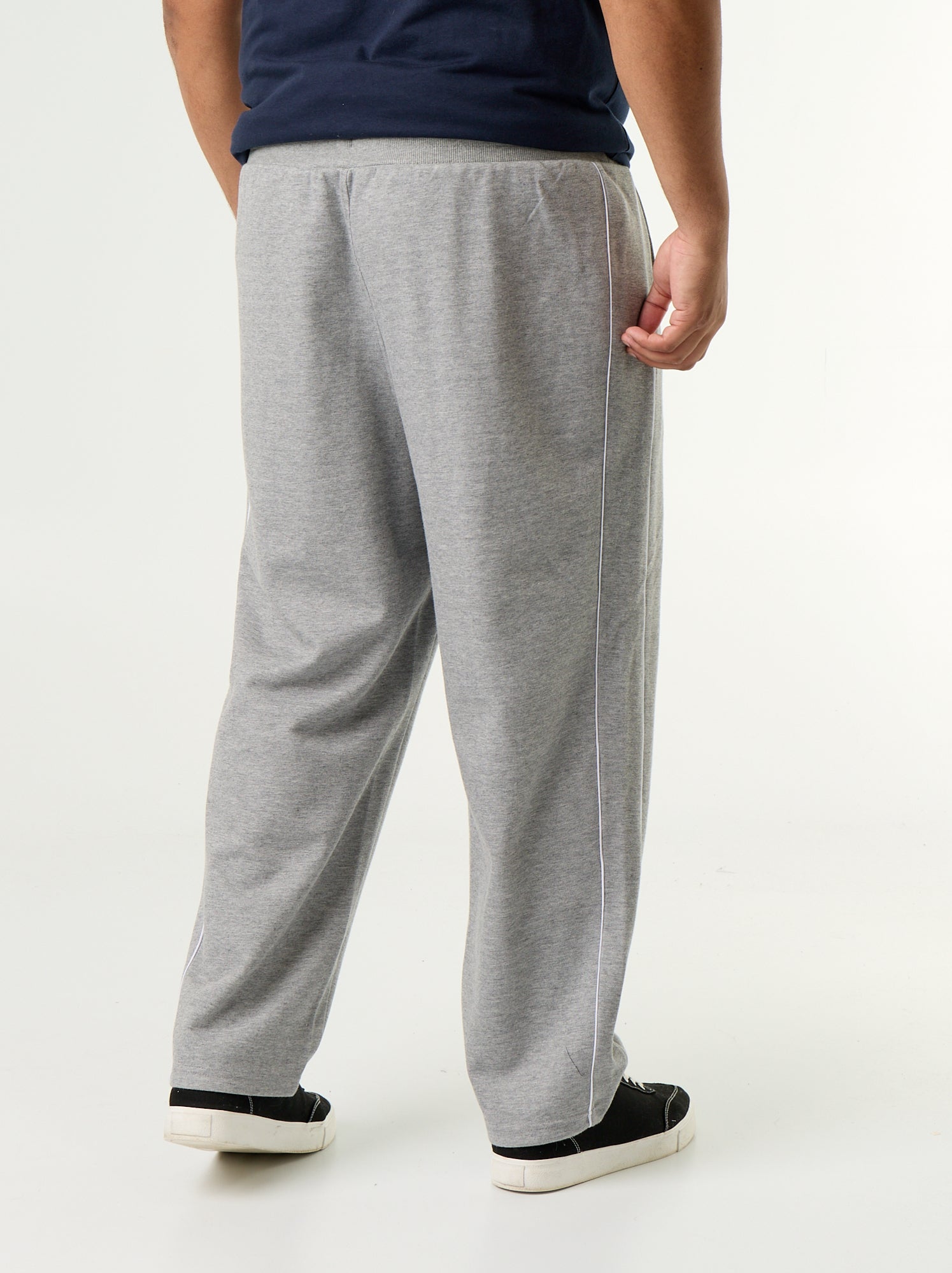 Pantalon de jogging avec liserés contrastés - Gris