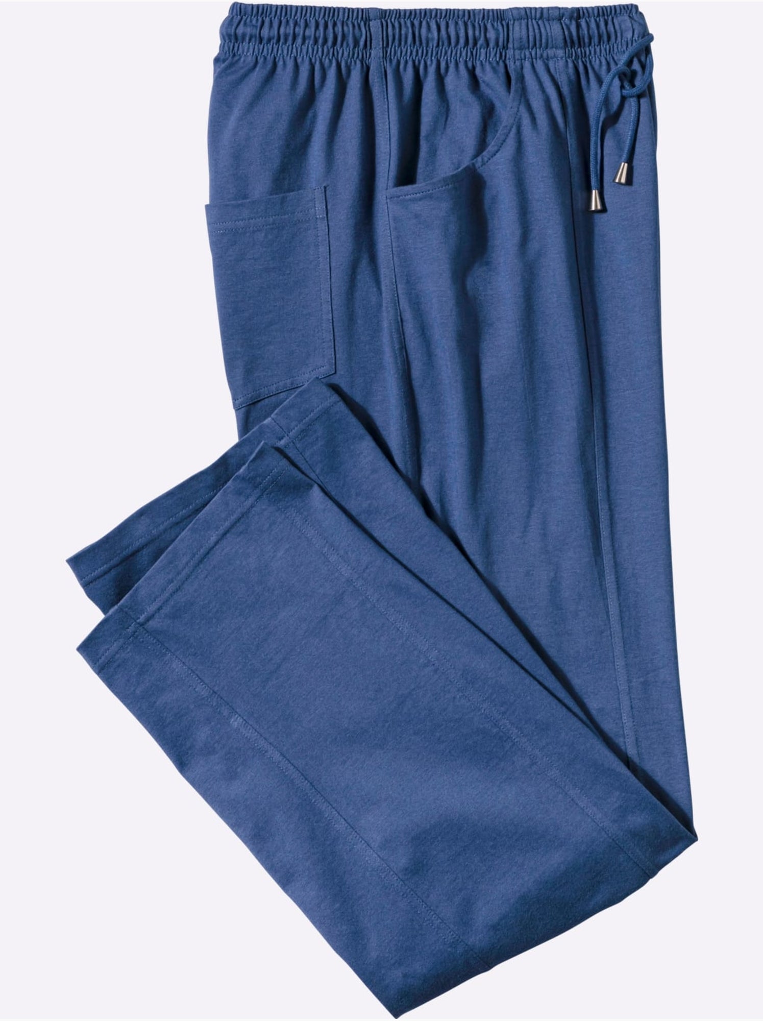 Pantalon de jogging ceinture élastique confortable - taille standard - moda vilona - Bleu jean
