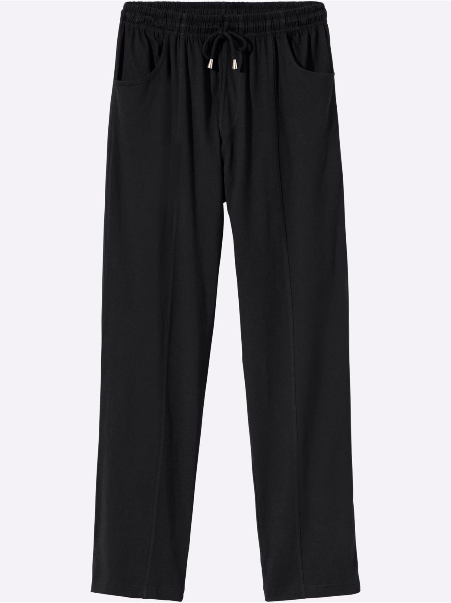 Pantalon de jogging ceinture élastique confortable - taille standard - moda vilona - Noir